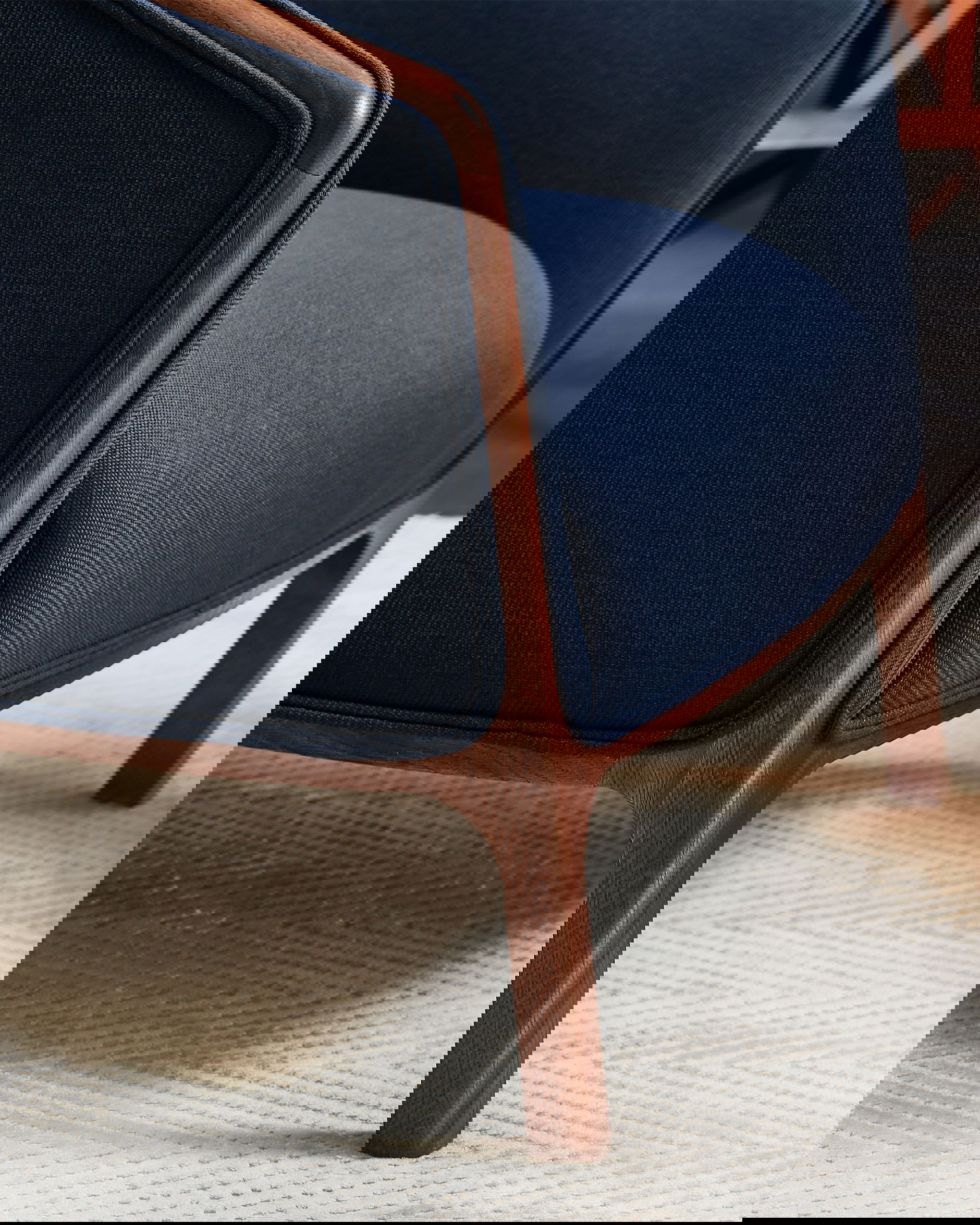 Ryder fåtölj indigo