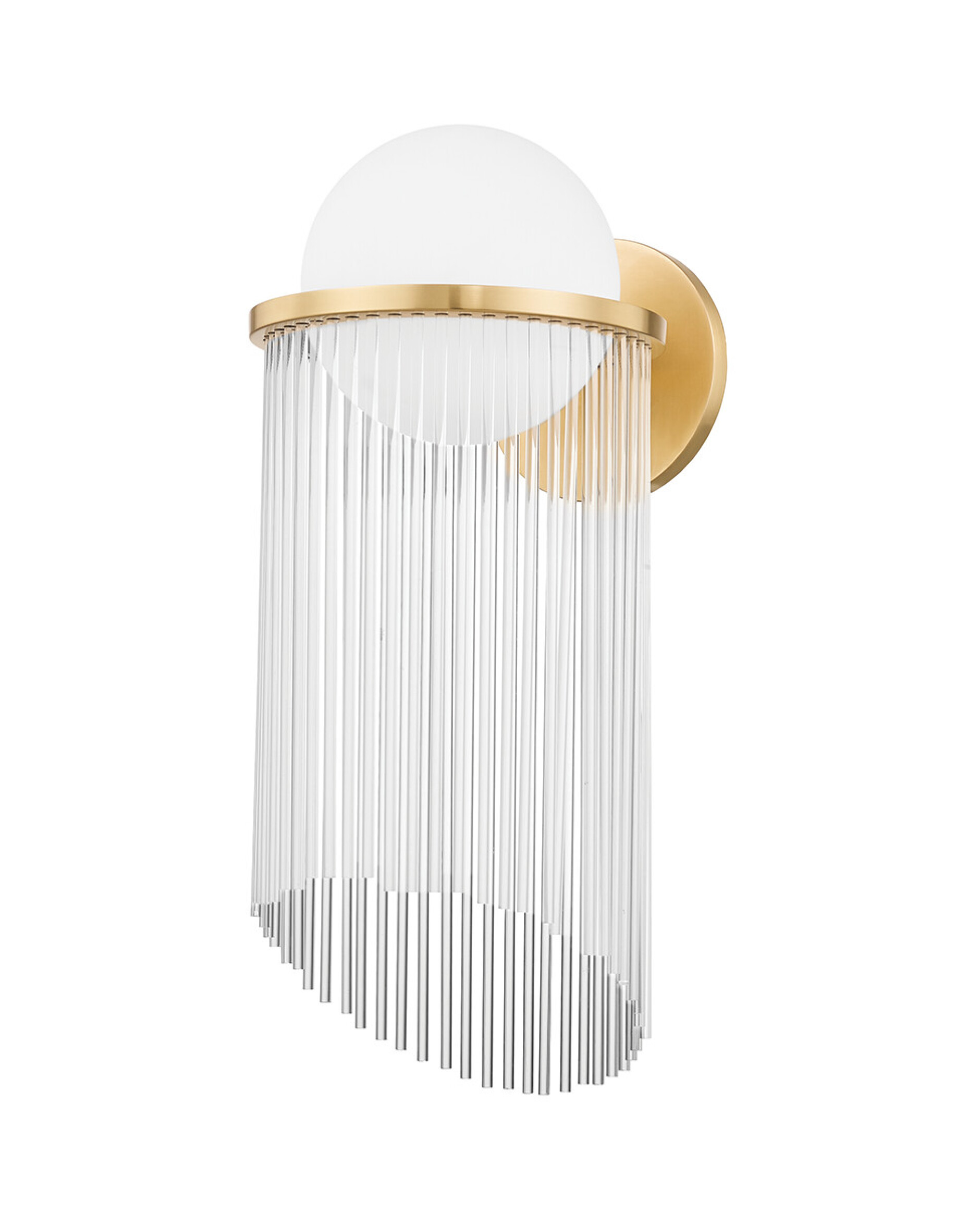 Celestial vegglampe antikk messing