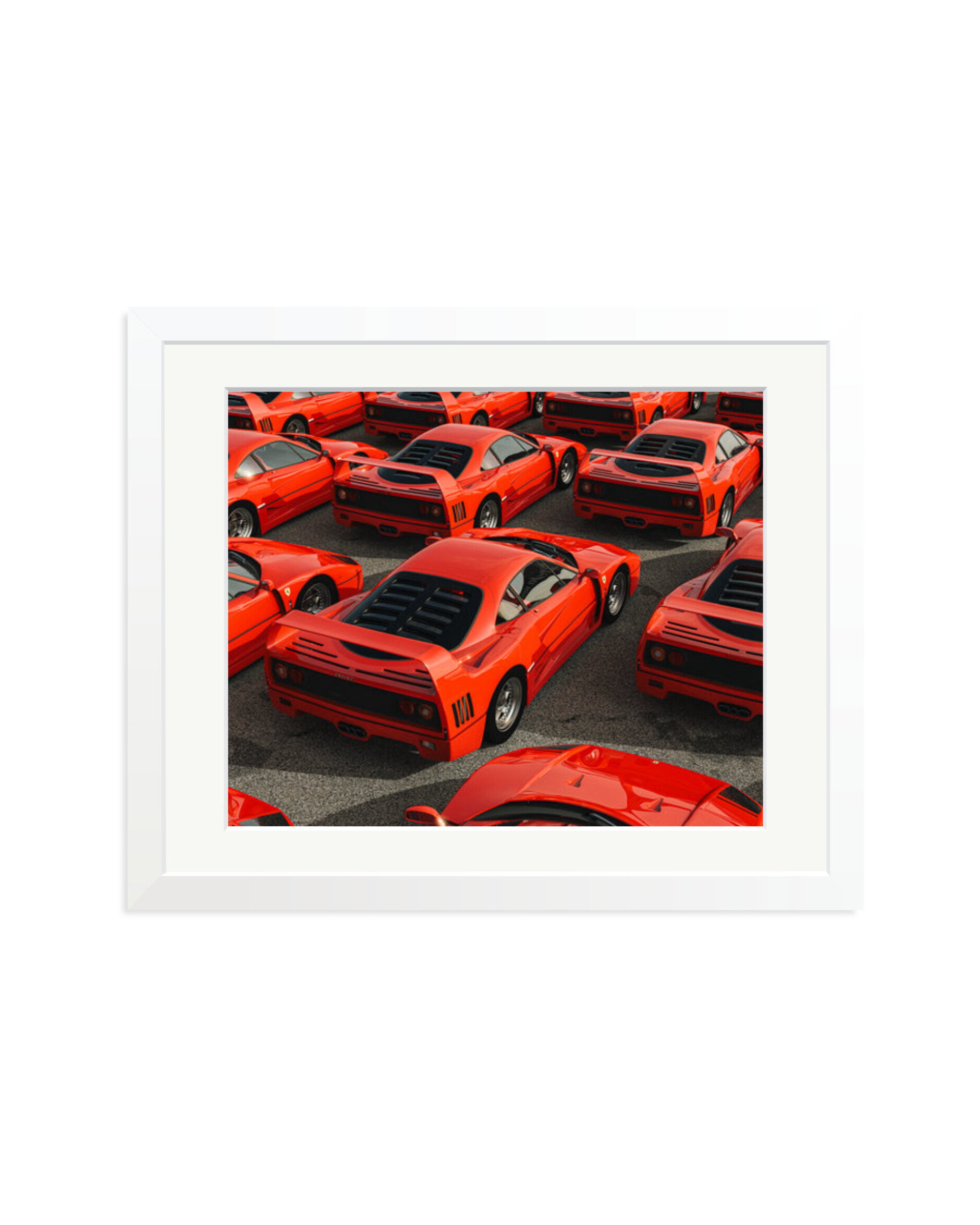 Ferrari F40 Parking Only White / Medium
