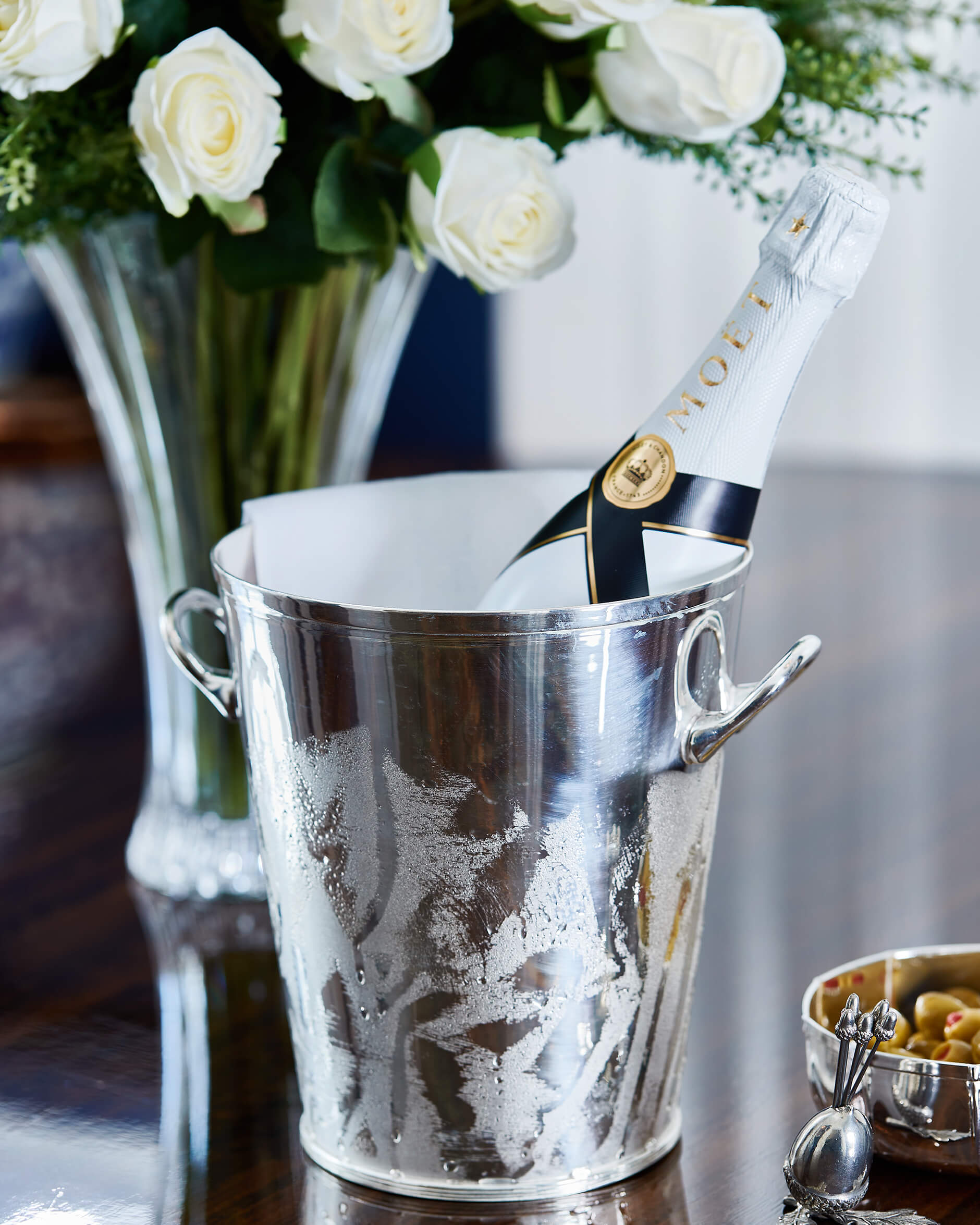 Surin champagnekylare silver