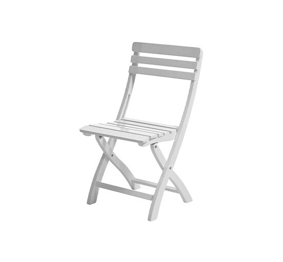 null - Clarish Folding Chair, white