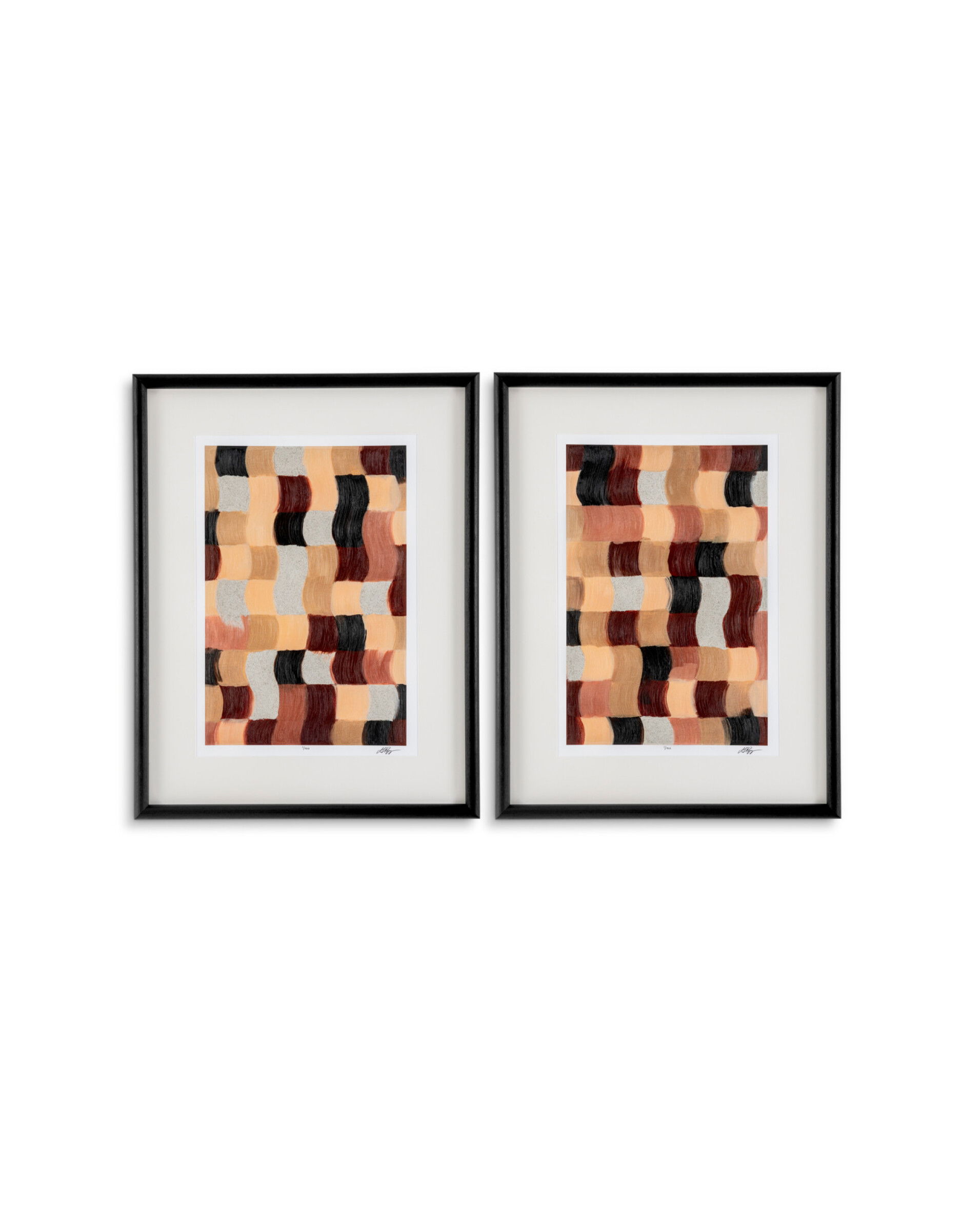 Sun baked mosaïc by Grace Popp 2-set