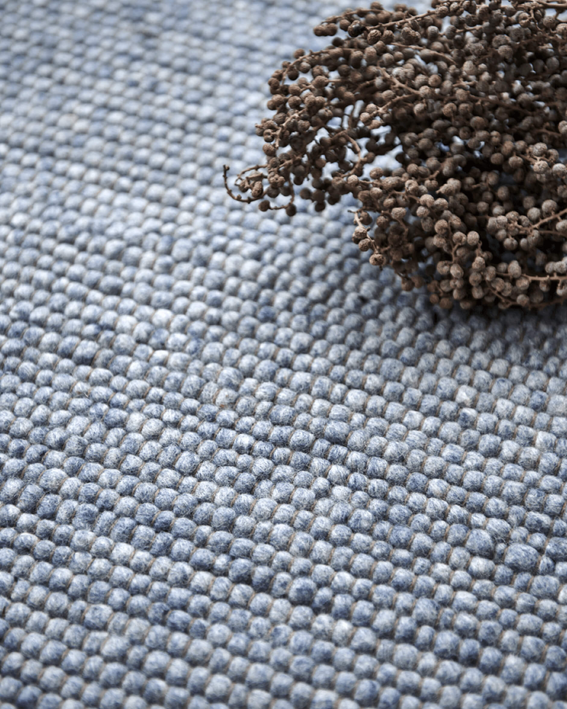 Merino-matto sininen