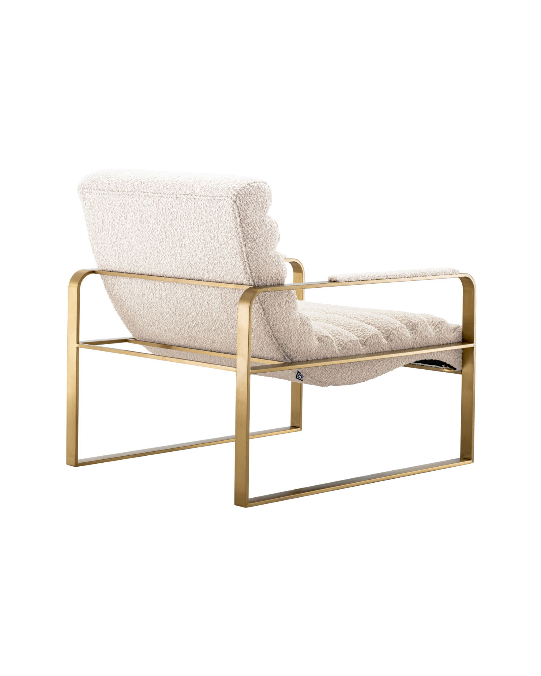 Olsen fauteuil bouclé crème
