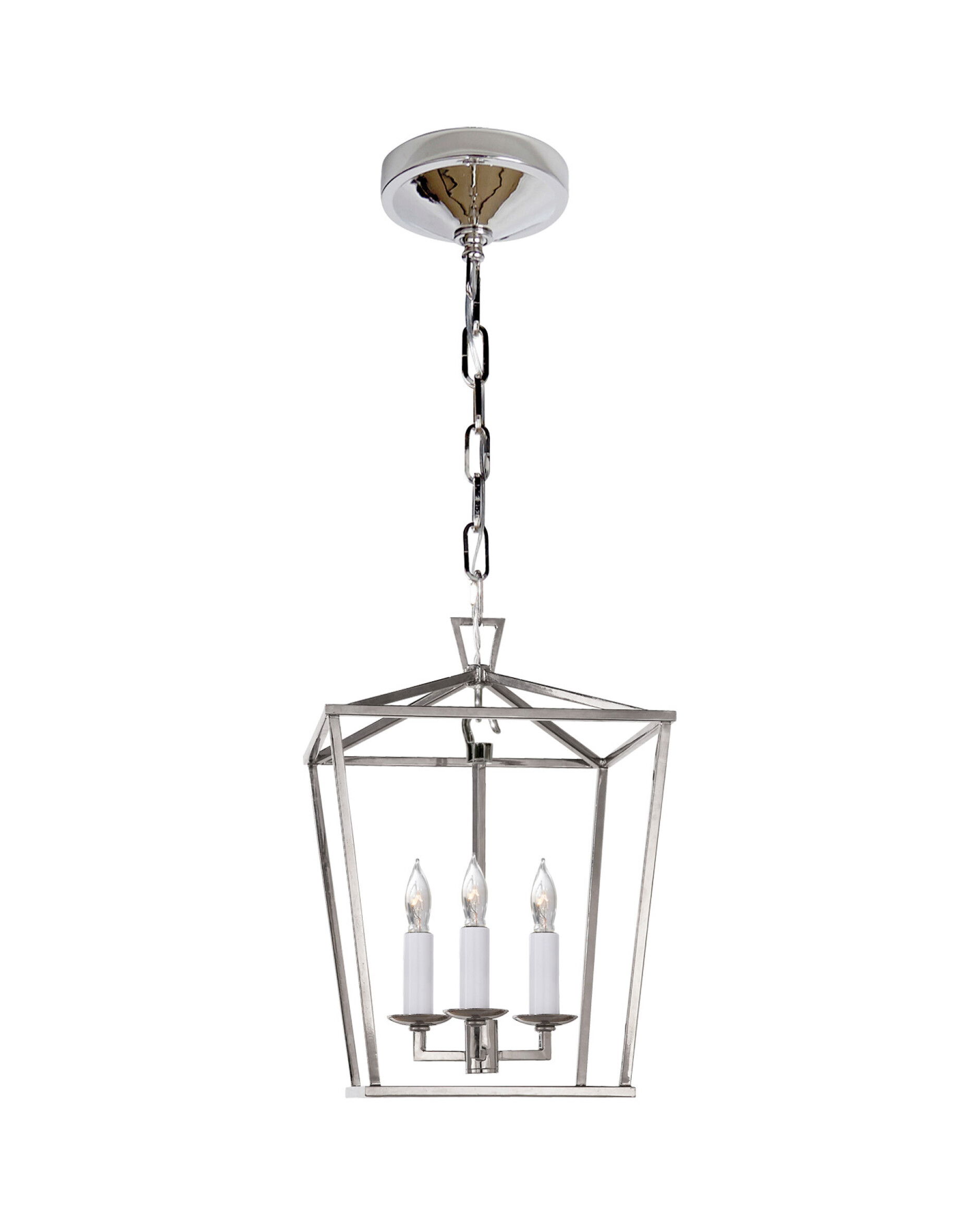 Darlana Mini Lantern Polished Nickel