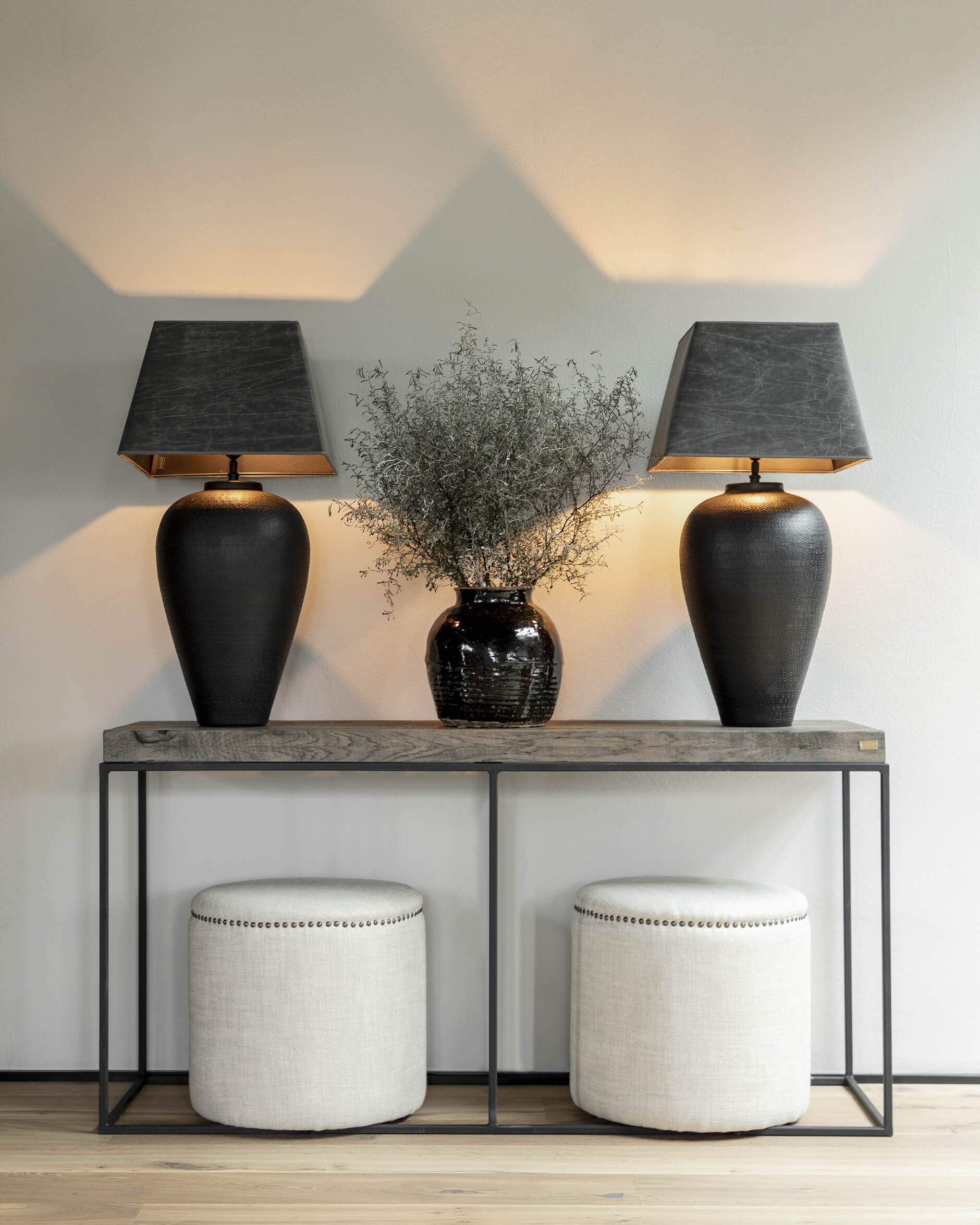 Carlisle konsolbord silver back