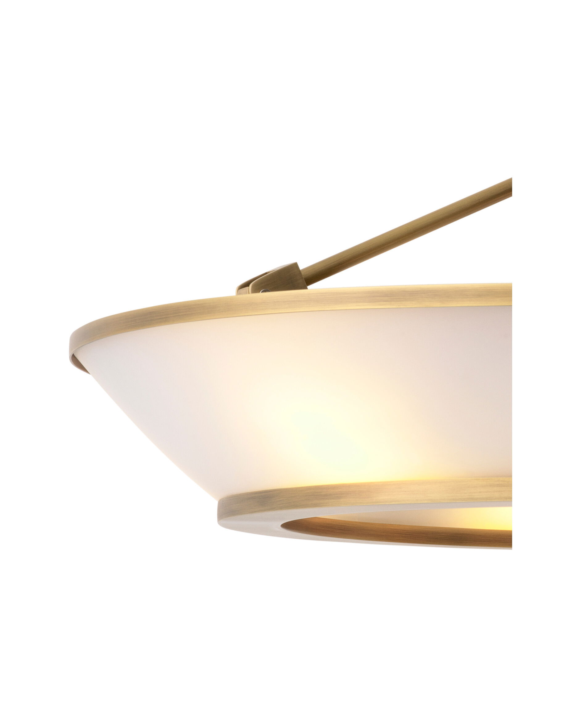 Ferette taklampa antik mässing