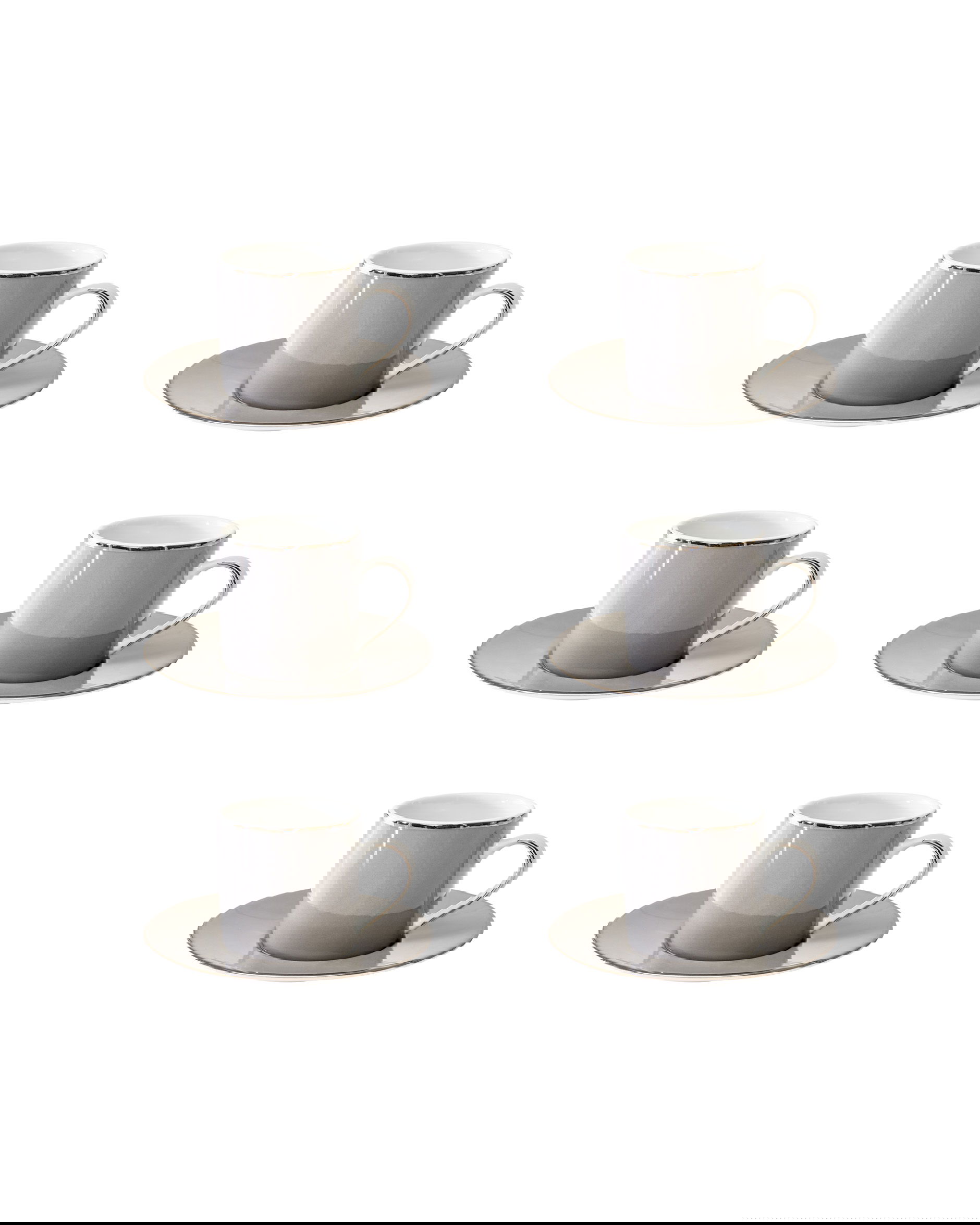 Fairmont espressokopp grå 6-pack