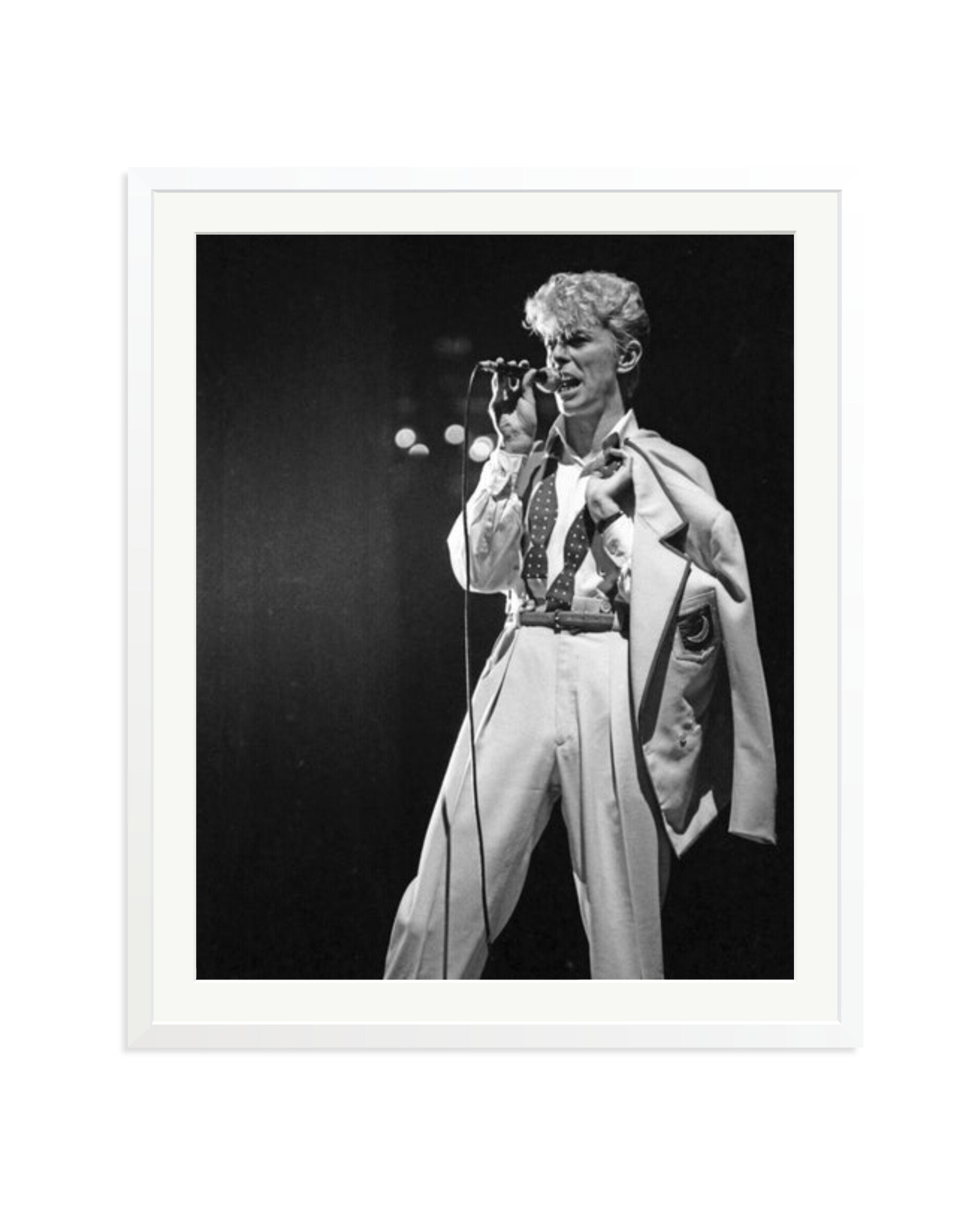 Bowie Serious Moonlight Tour White / XXL
