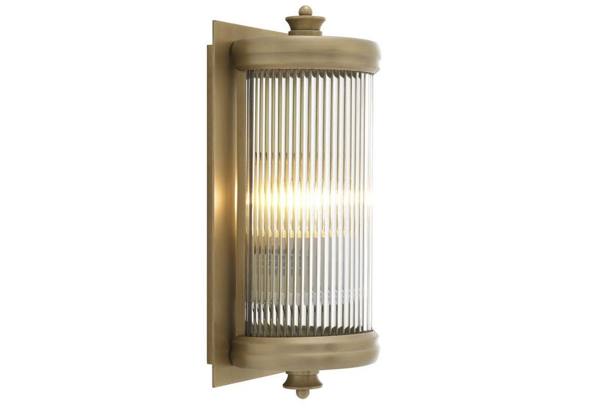 Glorious vägglampa matt mässing OUTLET