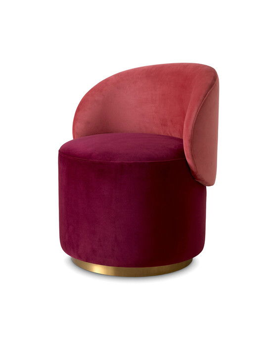Greer spisestol savona bordeaux velvet