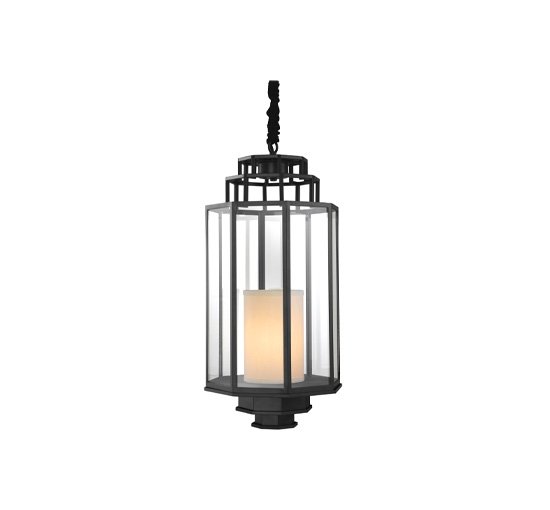 Black - Monticello Ceiling Lamp Black