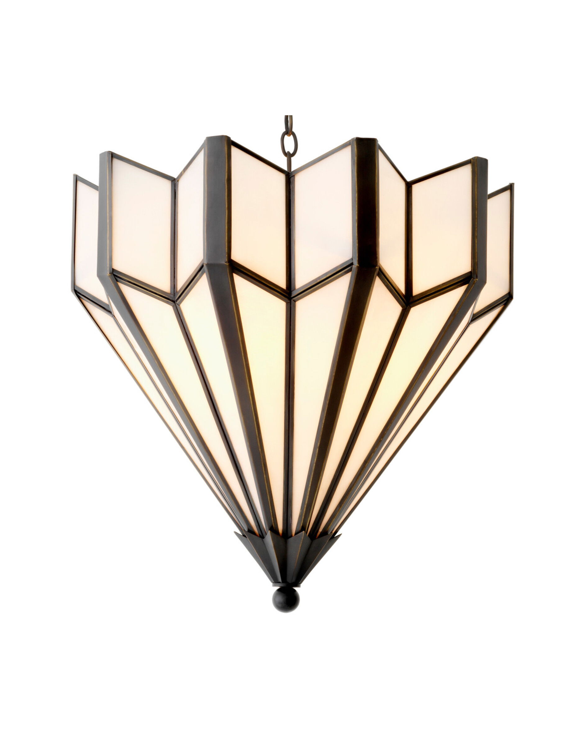 Victory kroonluchter brons