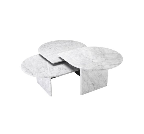 White Marble - Naples coffee table marble black