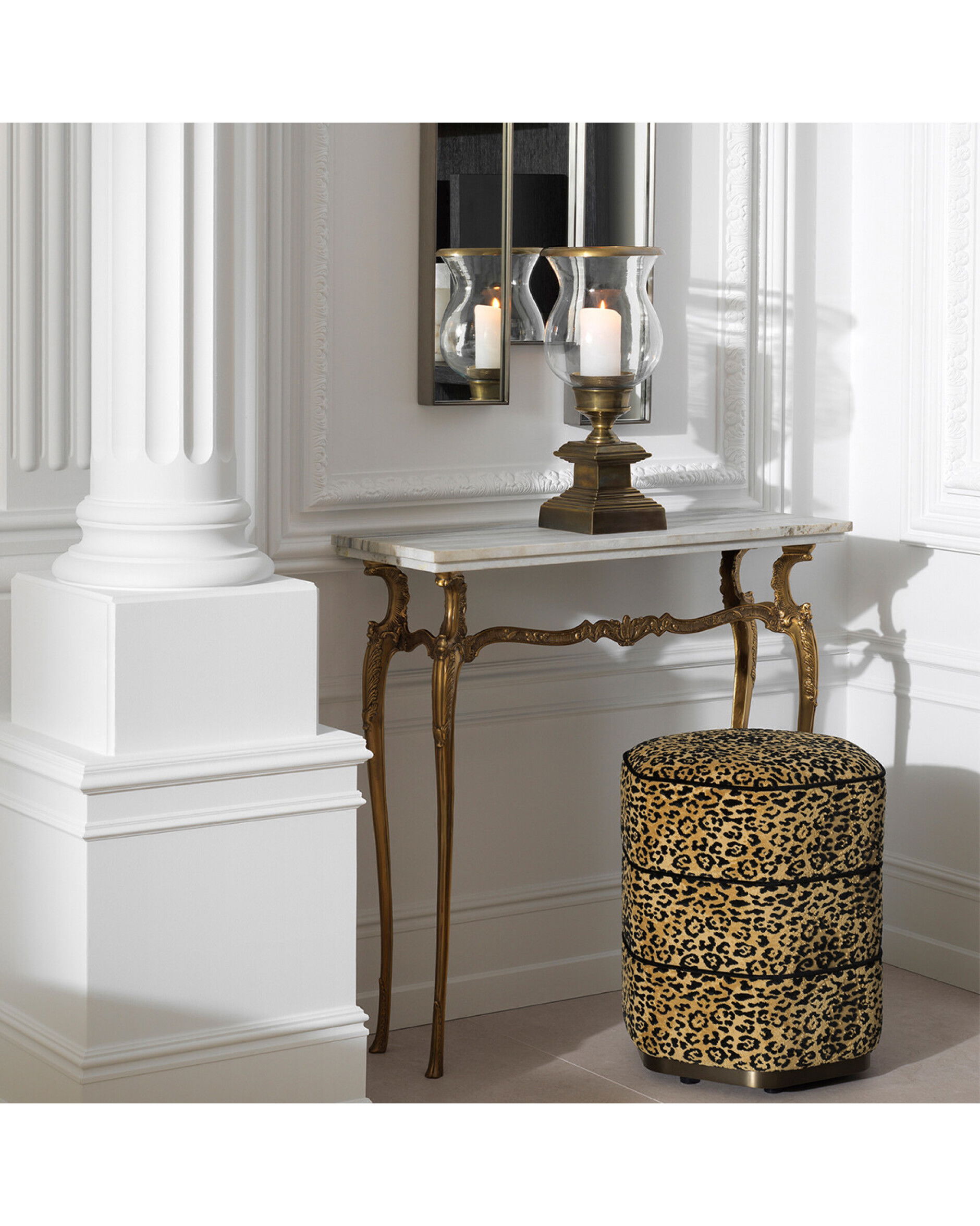 Datcha-lyhty antiikkimessinki OUTLET