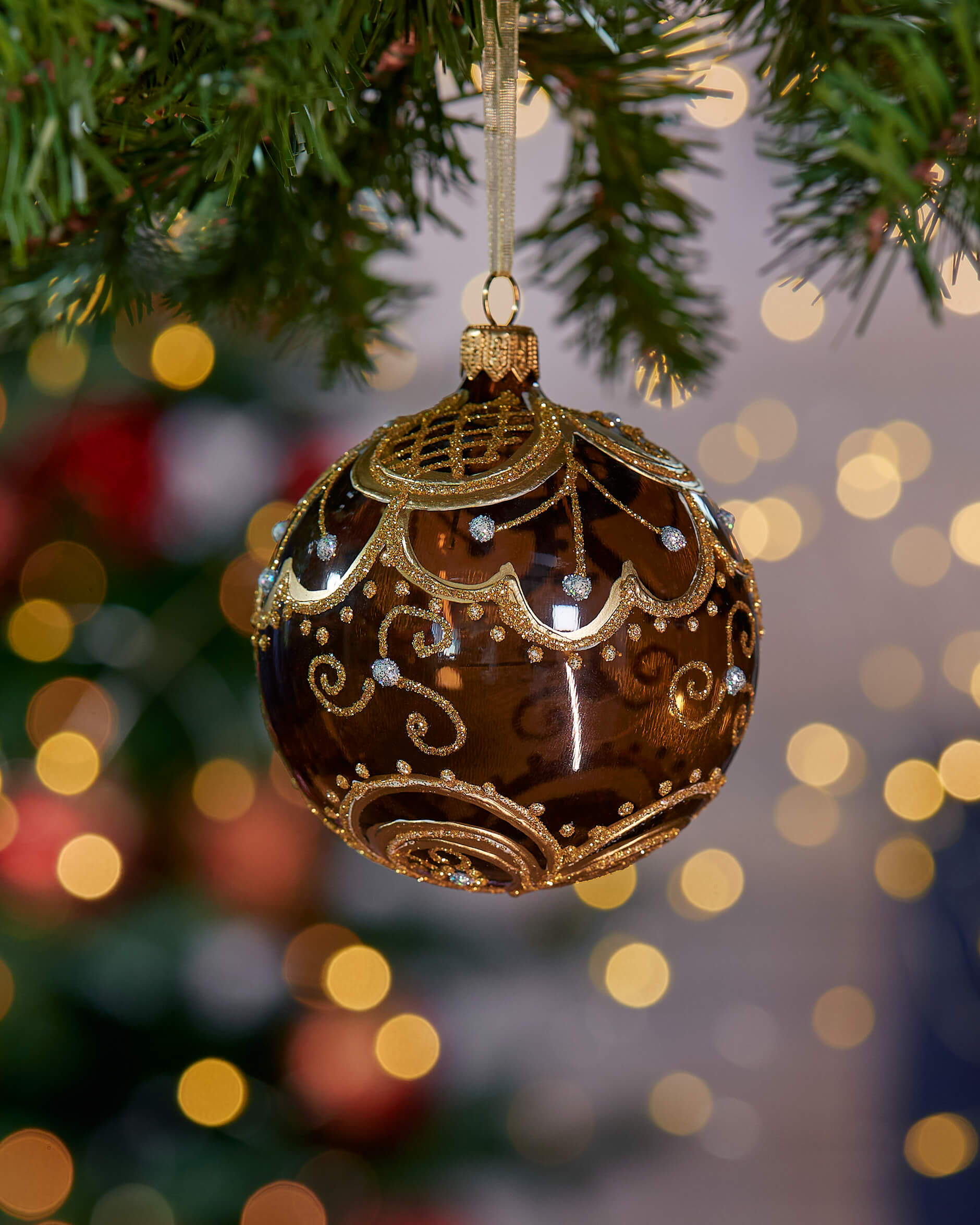 Lux Melia julkula brun 8cm