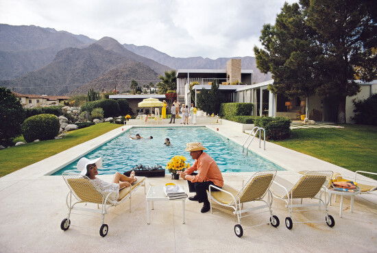 Poolside Interruption