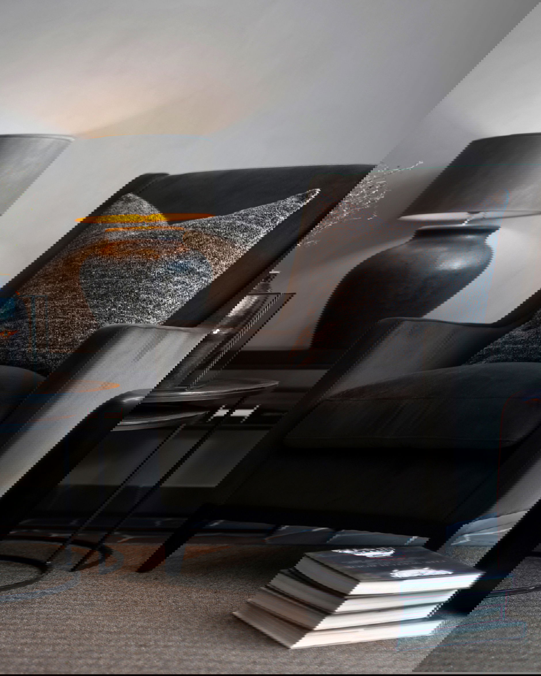 Modena bordslampa brun