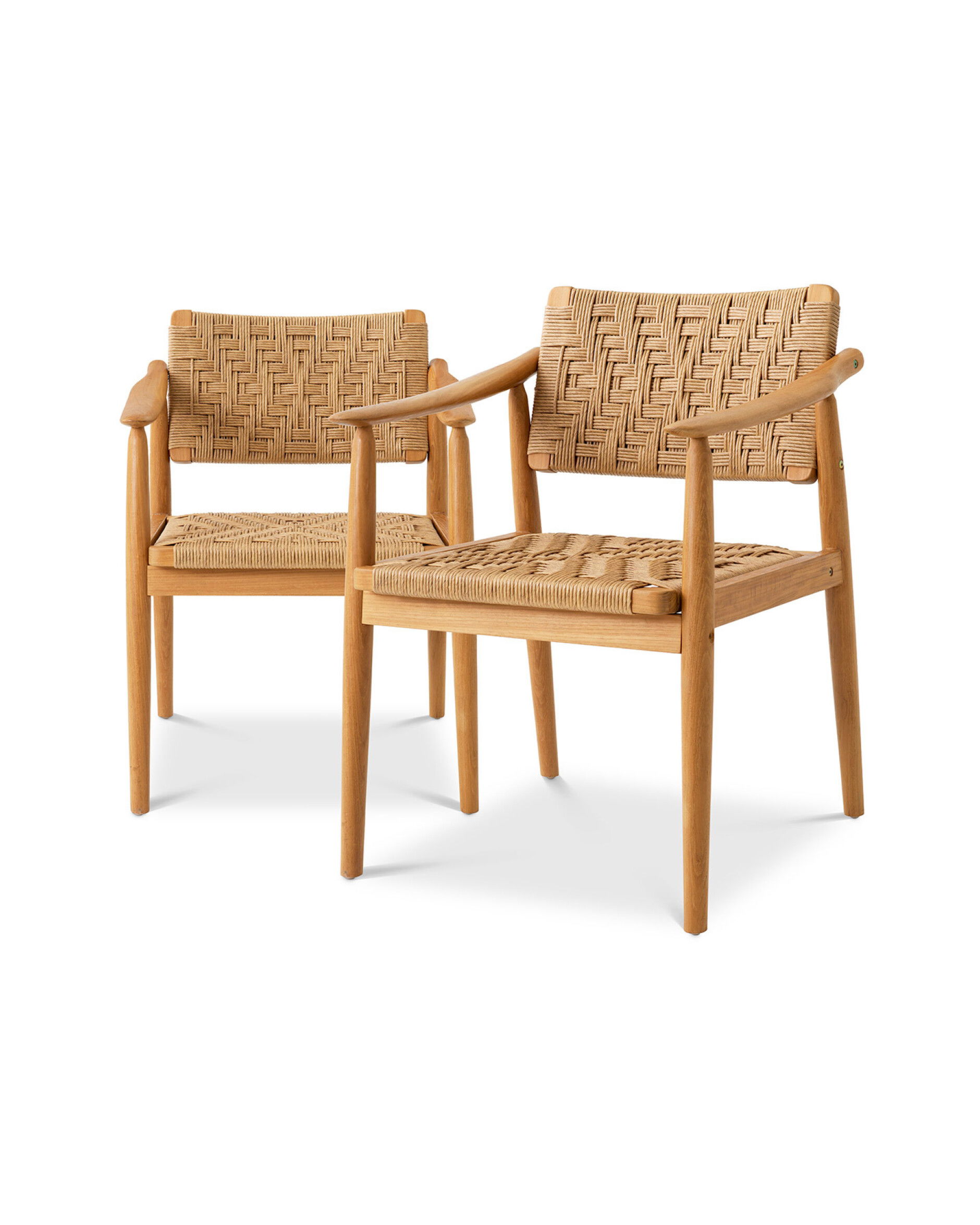 Coral Bay matstol natural teak 2-set