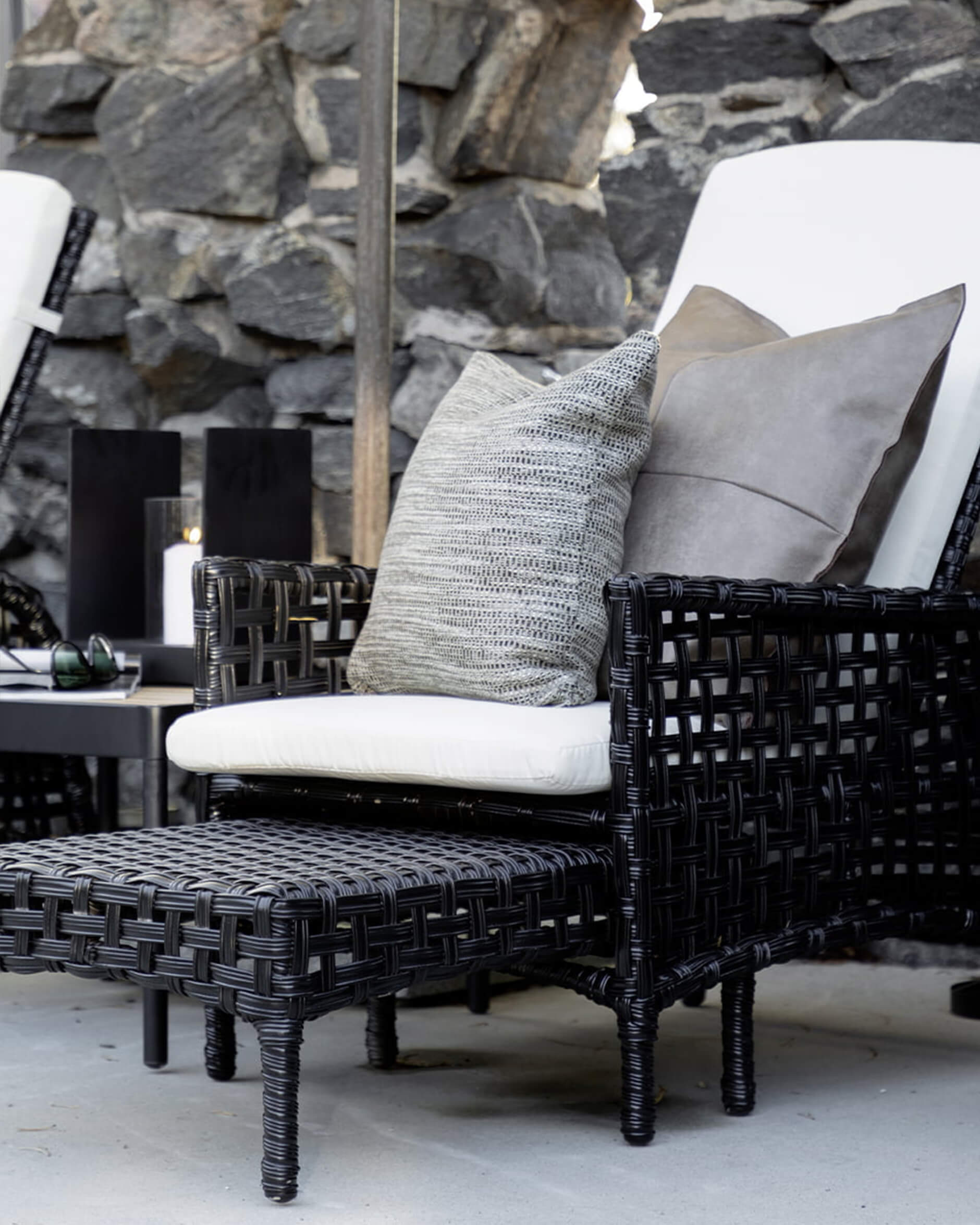 Tampa classic solsäng svart