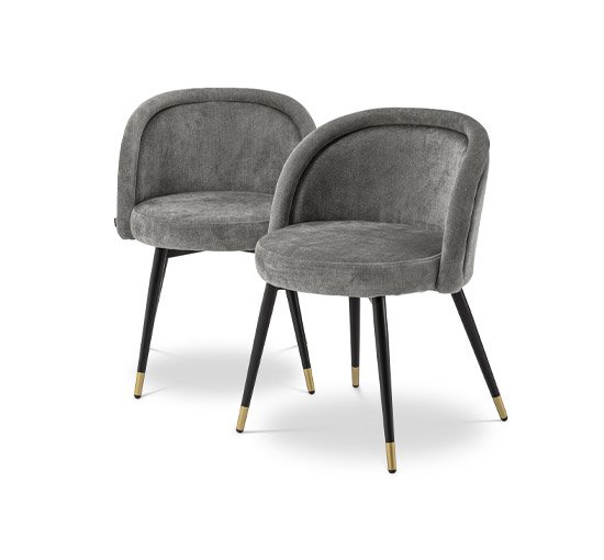 null - Chloé Dining Chair Clarck Sand set of 2