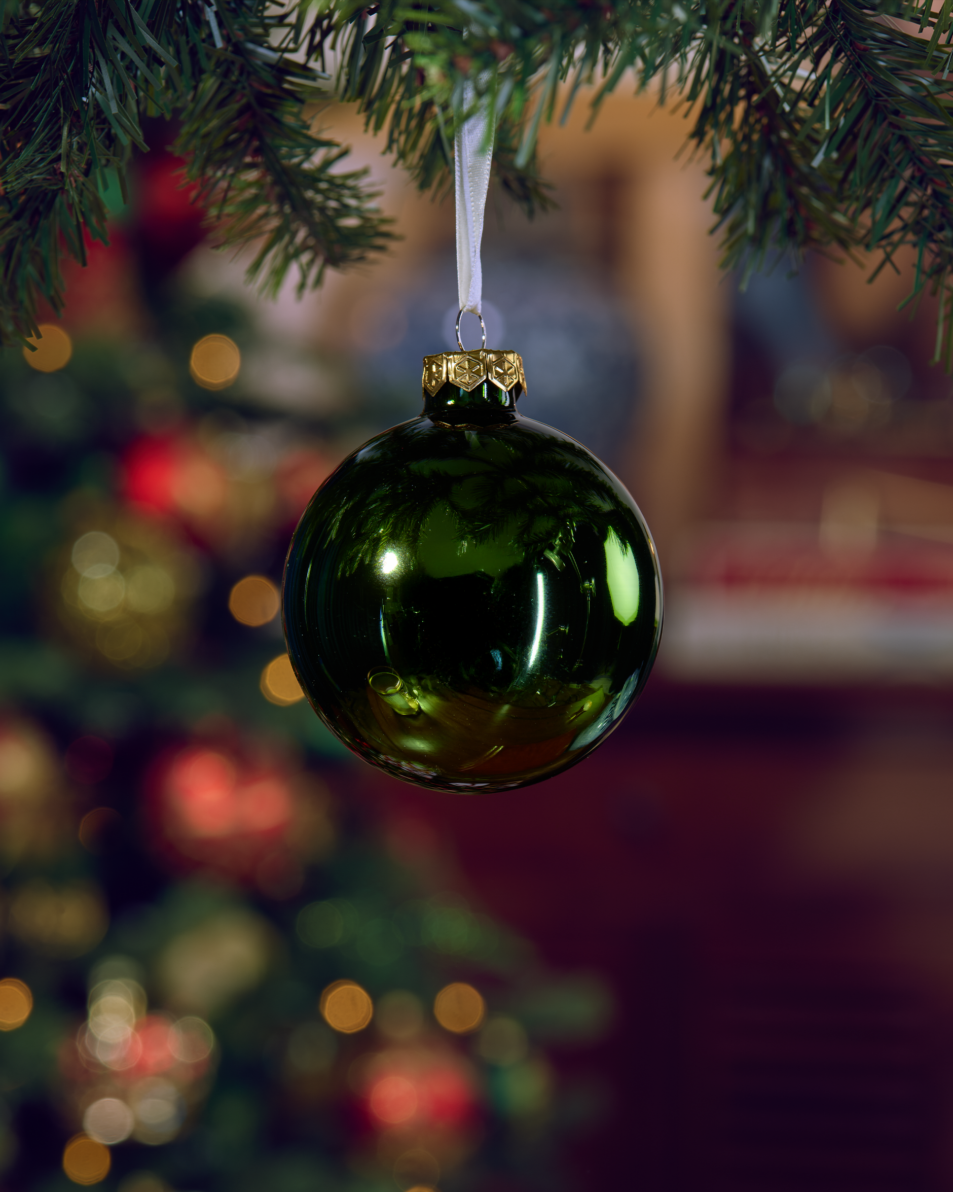 Minette Weihnachtskugeln grün 6er-Set