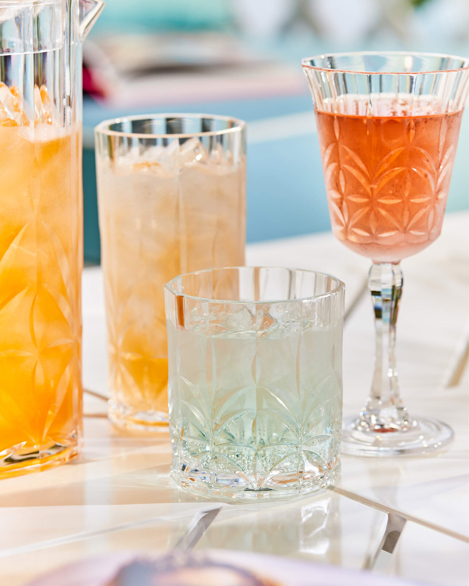 Caprice lowballglas akryl 6-pack