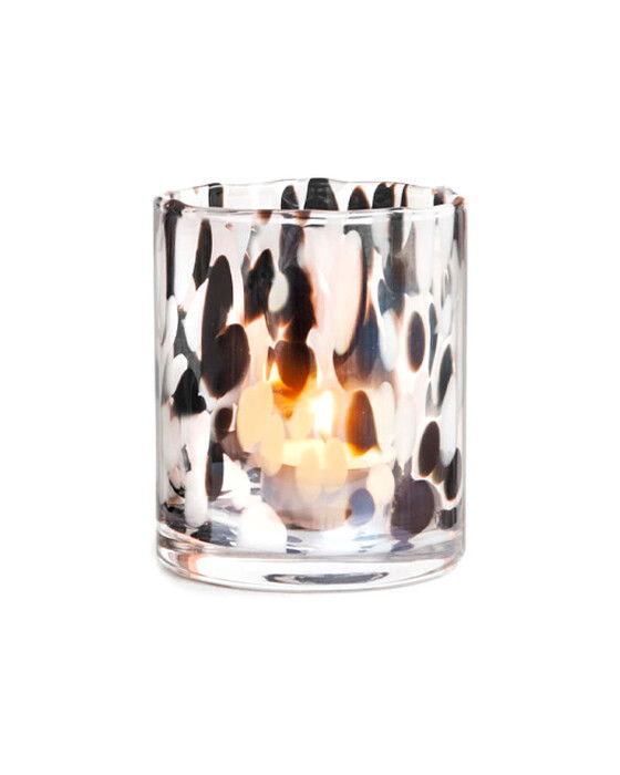 Marseille lyslykt, svart/hvit