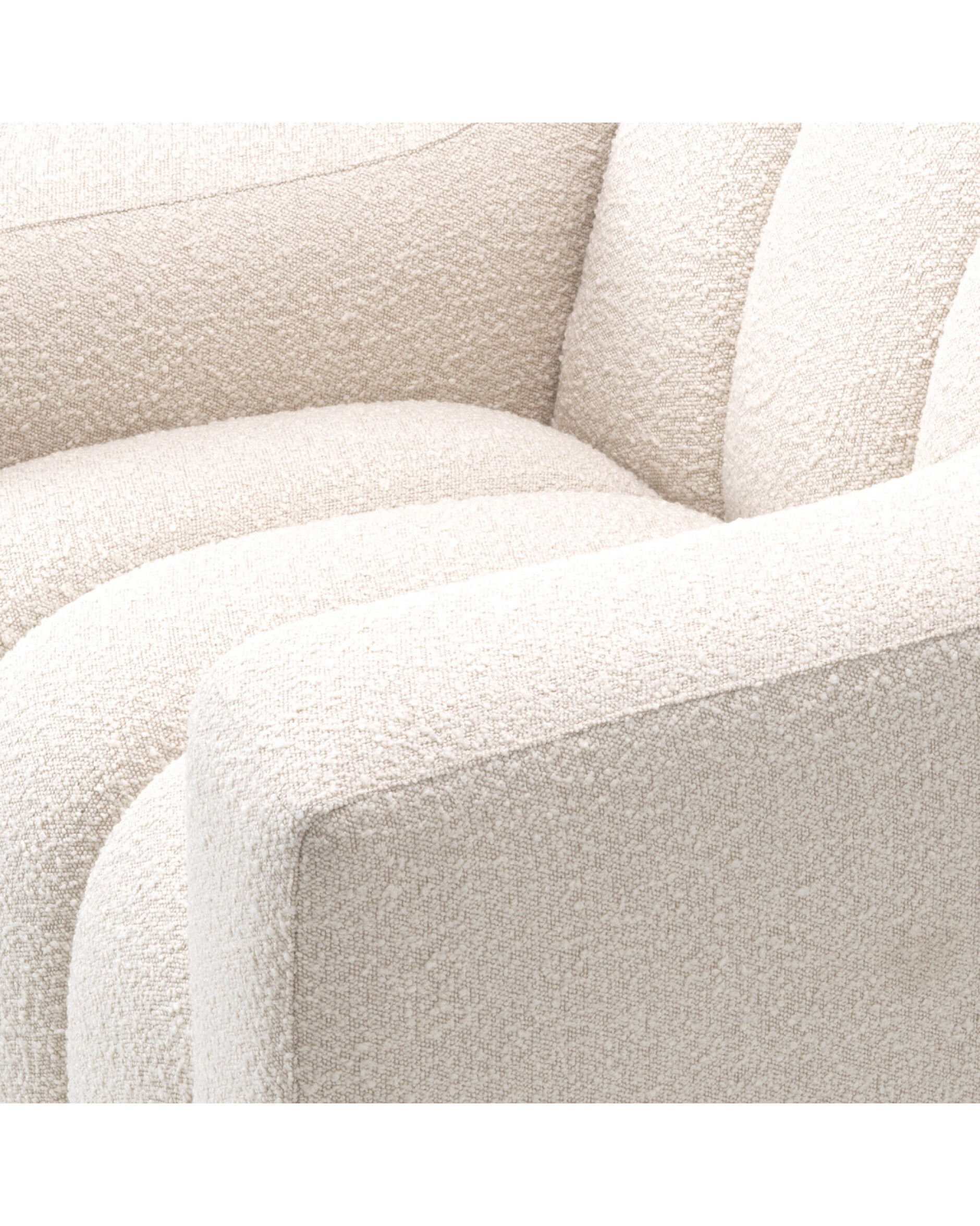 Kelly fauteuil bouclé cream