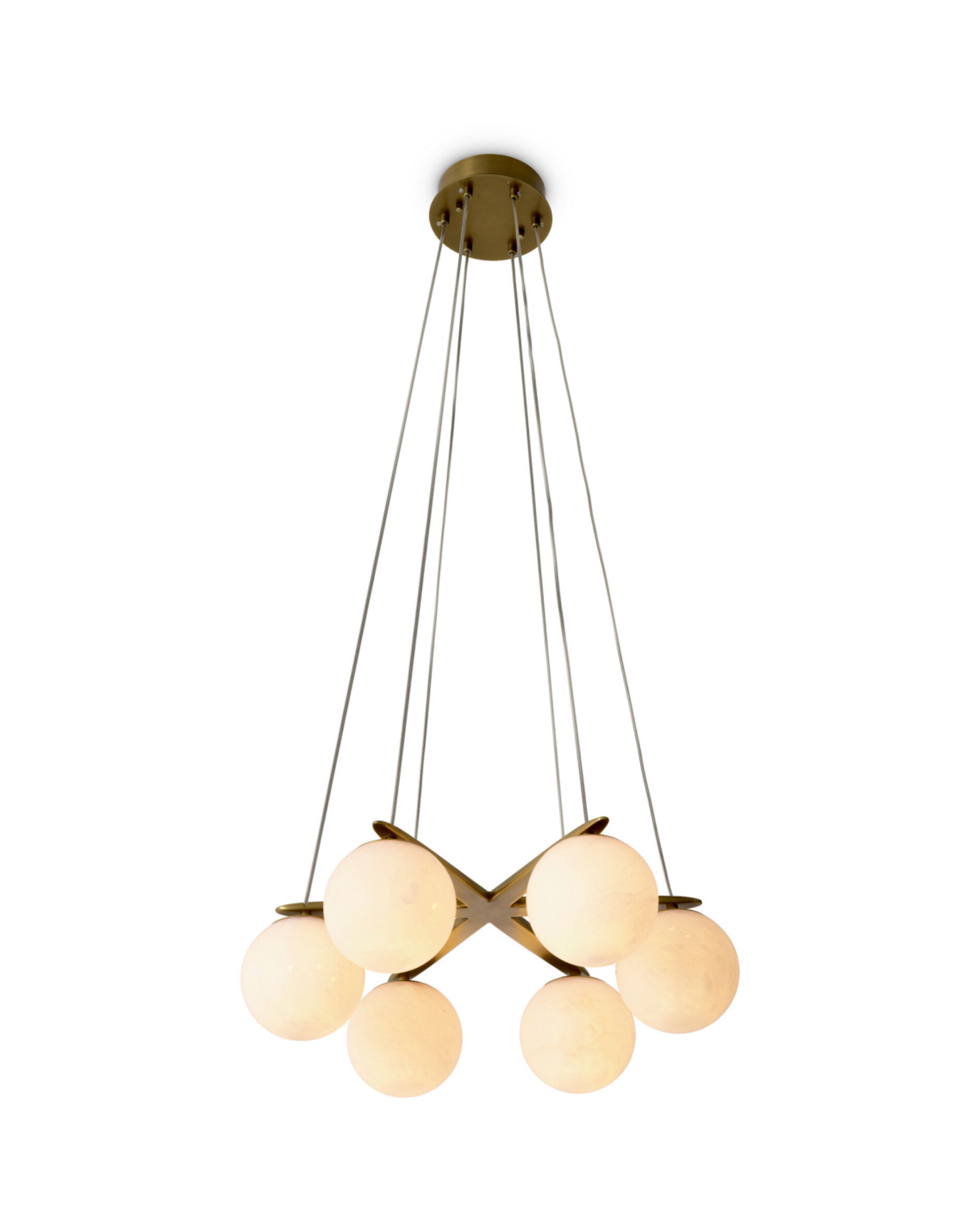 Morro takkrona antik mässing