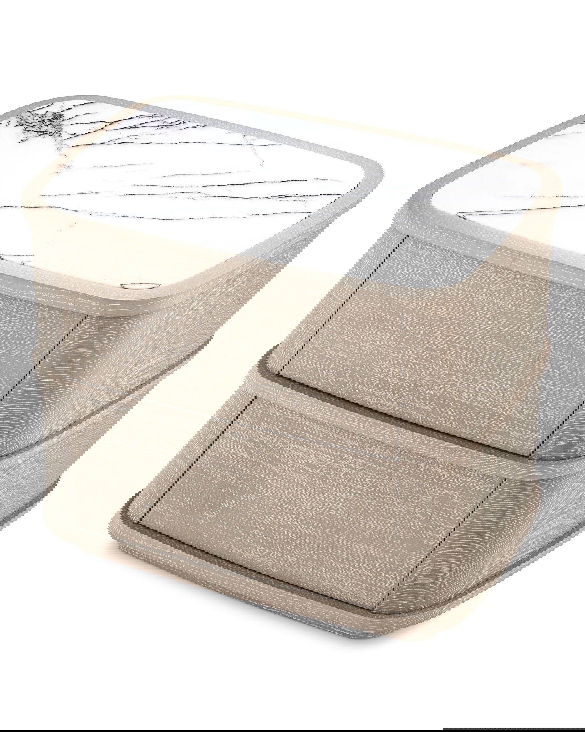 Cabana sängbord washed oak