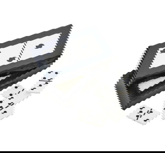 Domino brädspel svartvit