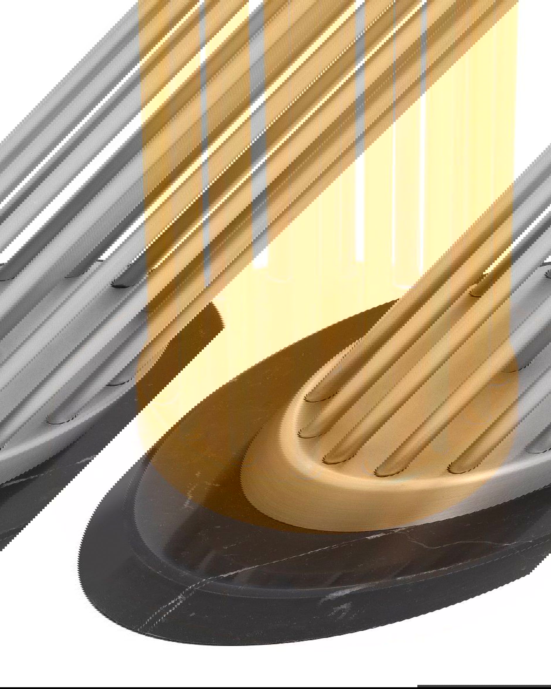 Condo golvlampa antik mässing/svart