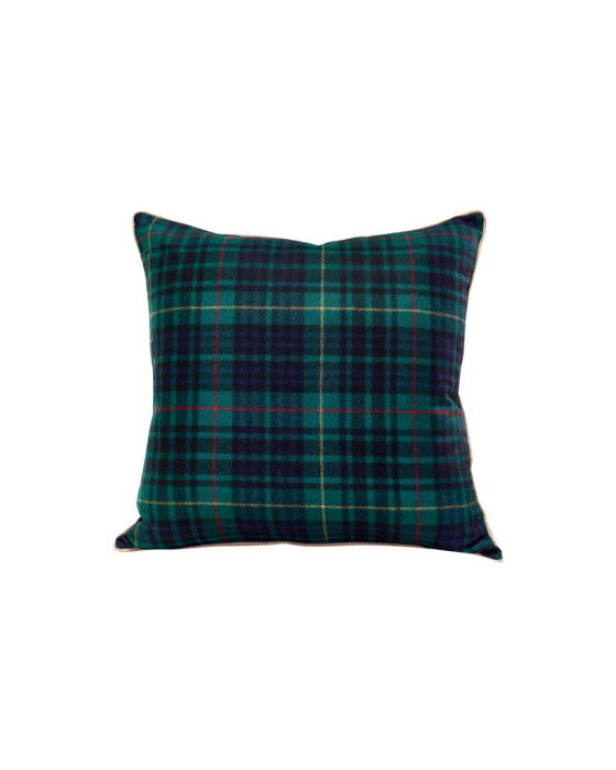 Keighly Tartan Pudebetræk Mørkegrøn