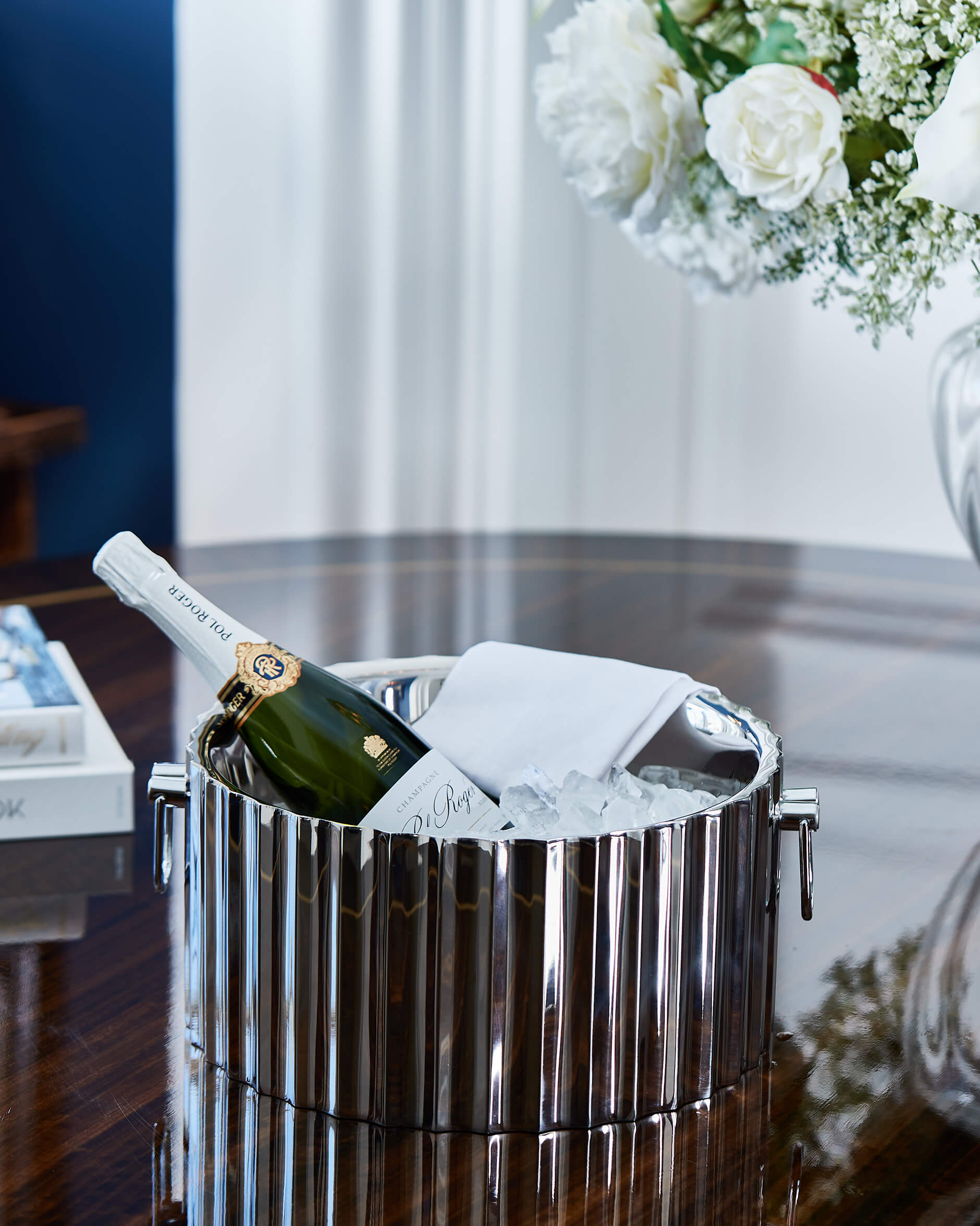 Crillon champagnekylare silver L