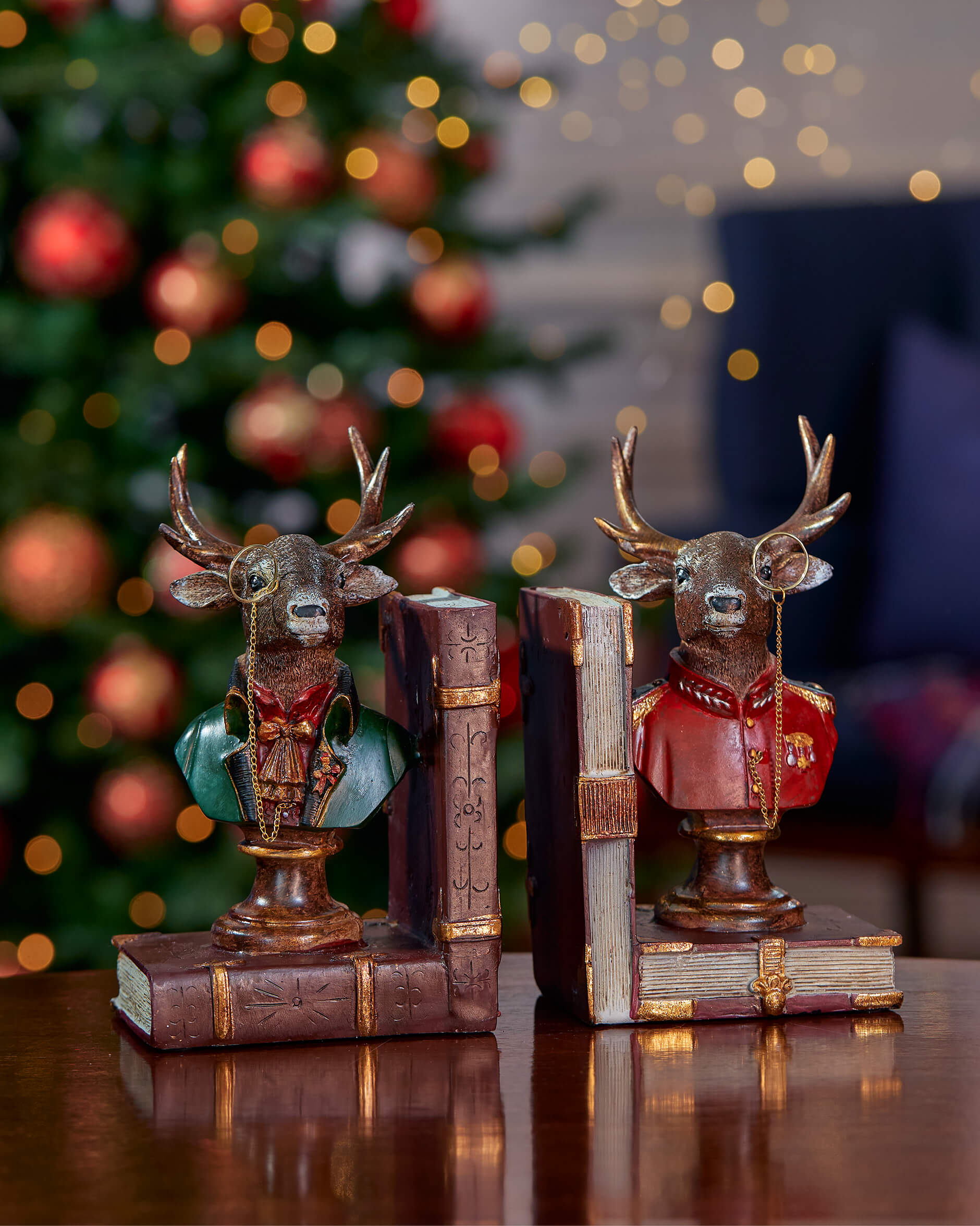 Noble boekensteunen 2-set