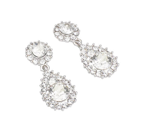 Crystal - Sofia Earrings Silk