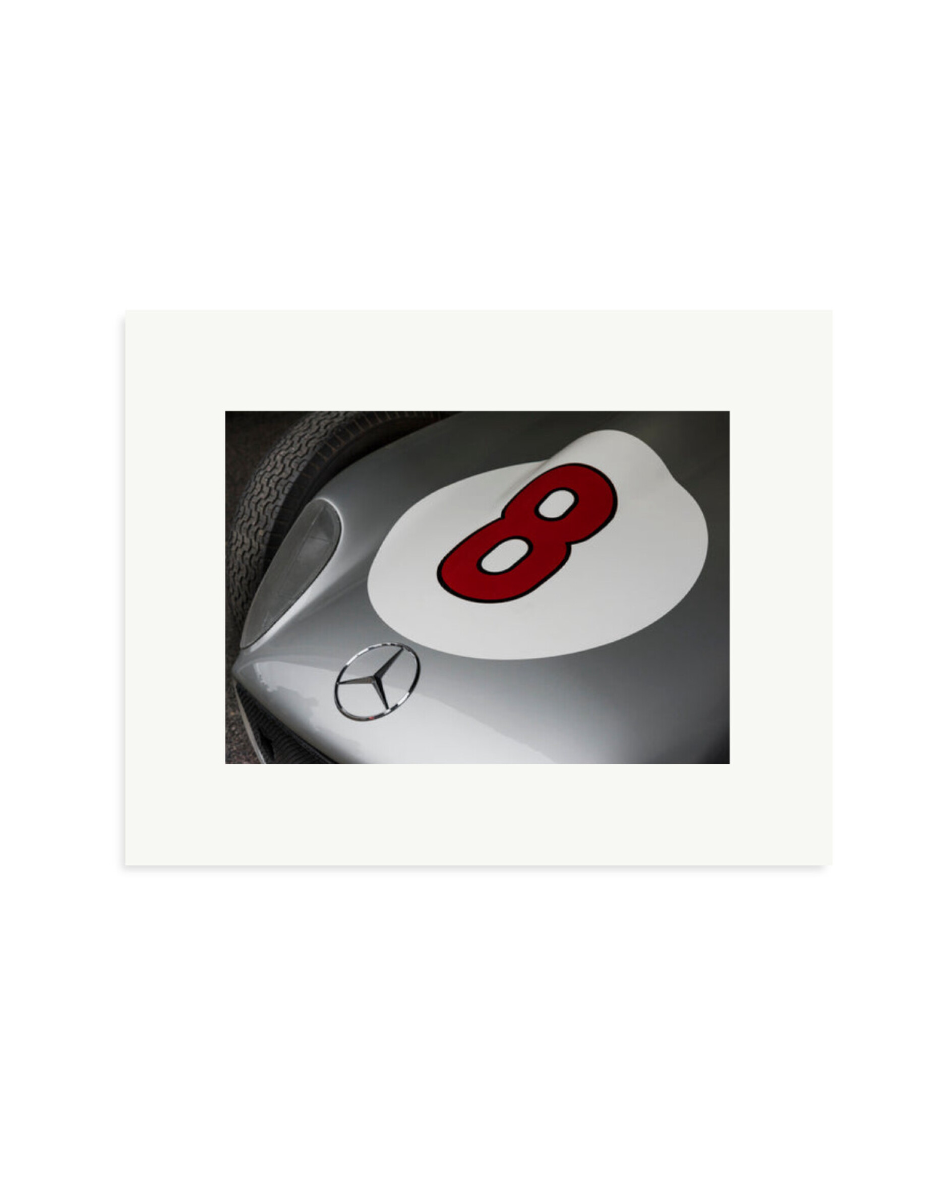 1955 Mercedes Benz W196 'Monoposto' Print Only / Small