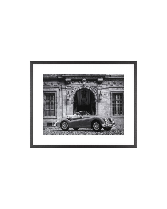 Luxury Car in front of Classic Palace