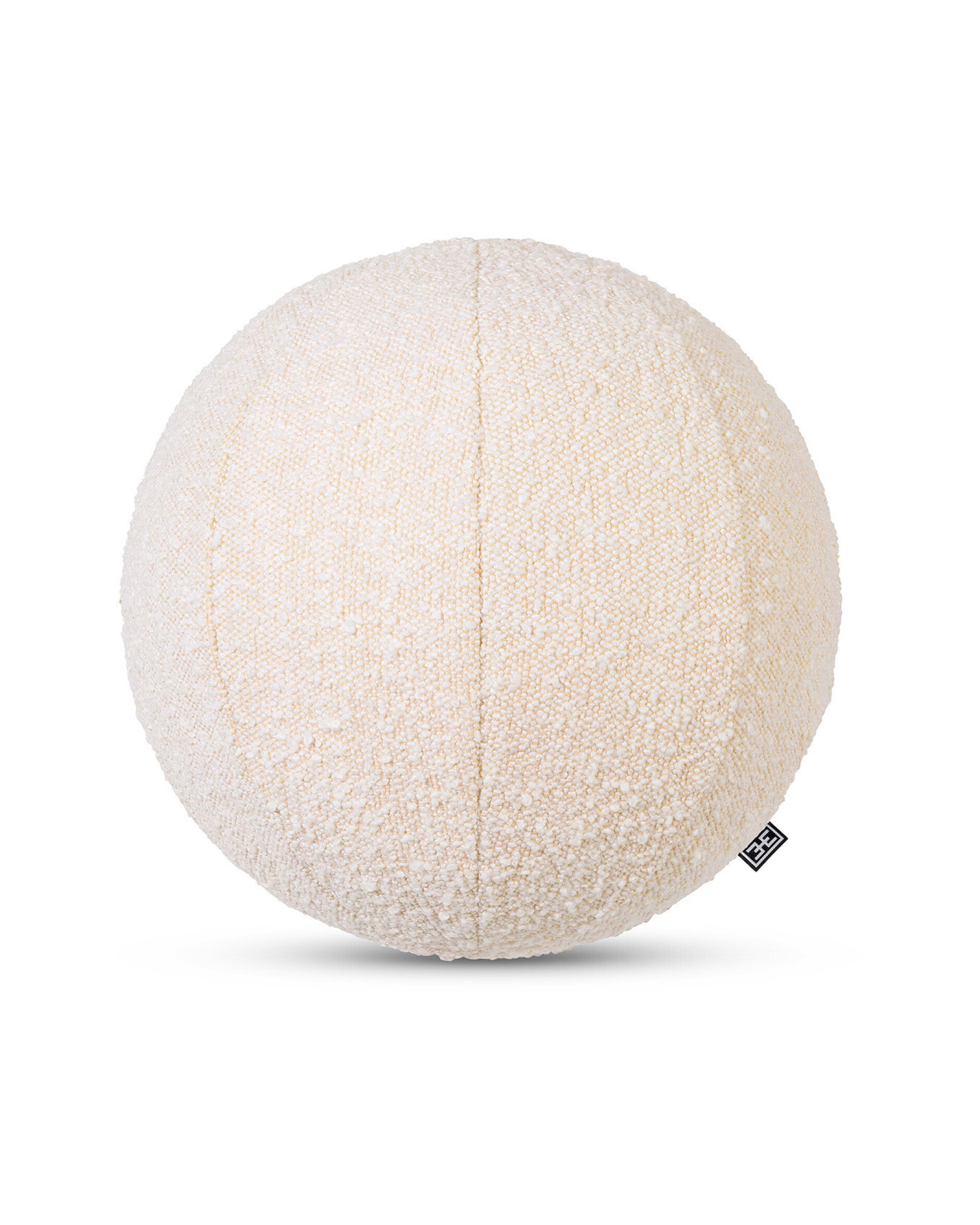 Palla round cushion bouclé cream