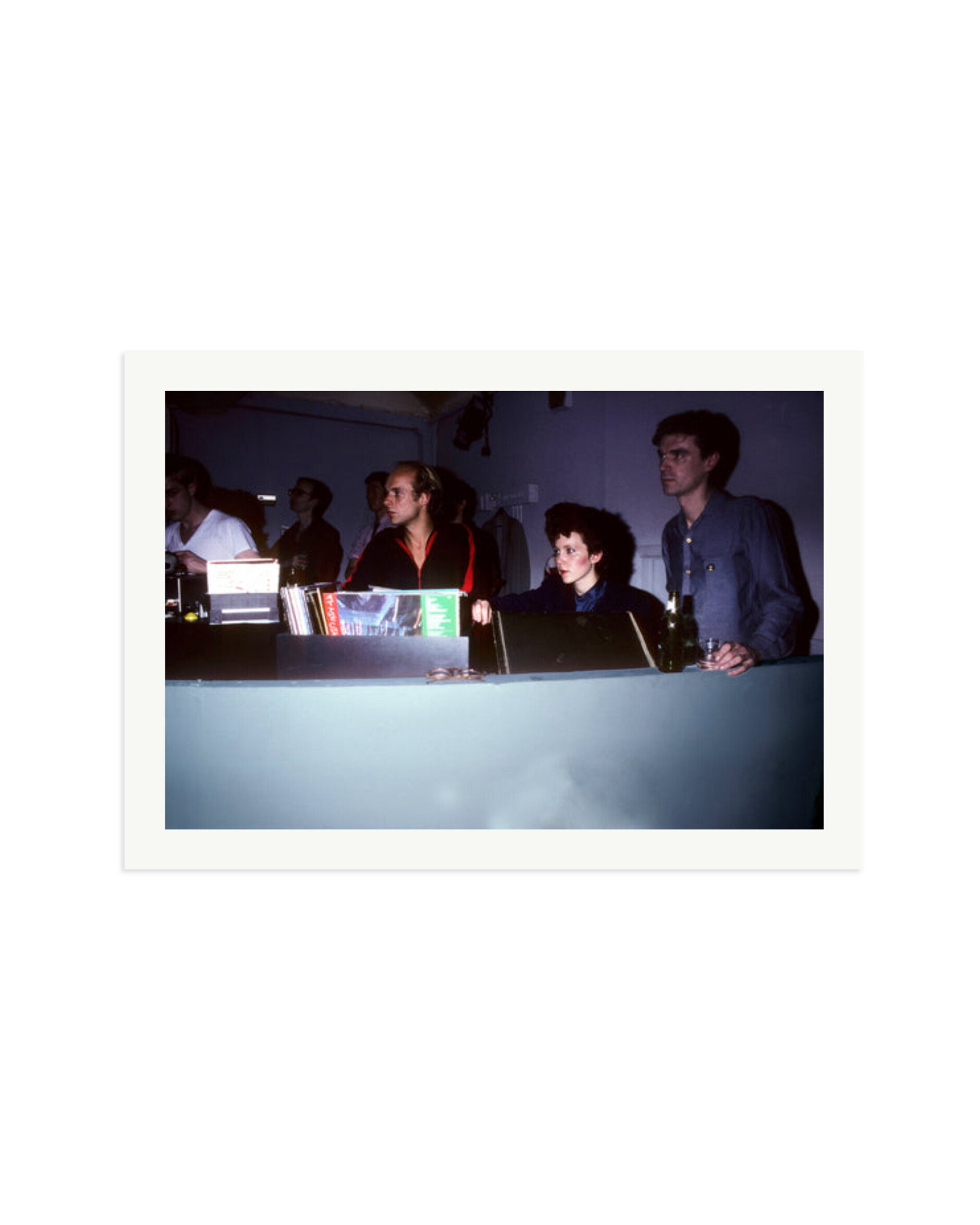 Brian Eno in DJ Booth Print Only / XXL