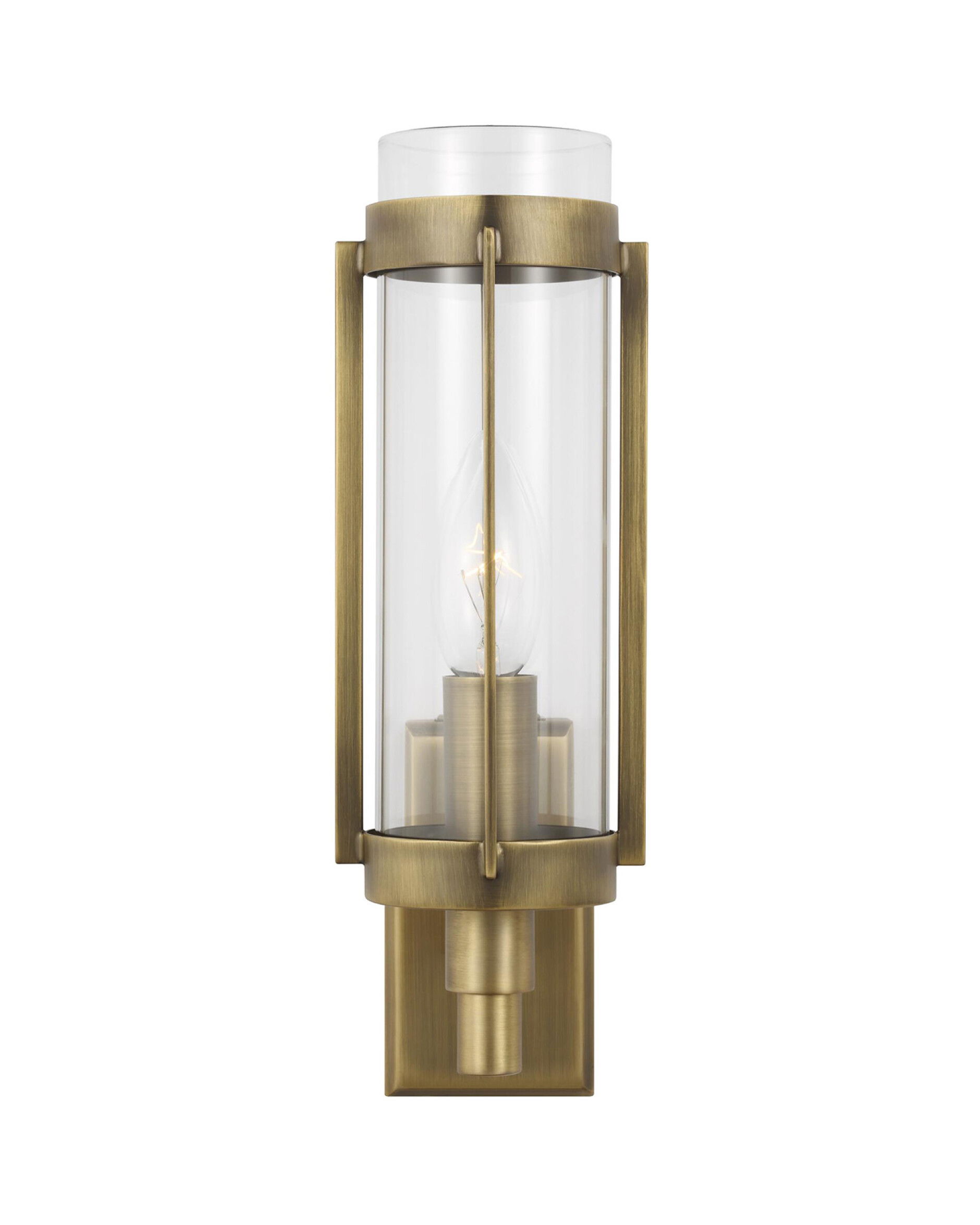 Flynn vägglampa mässing