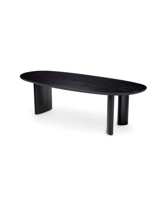 lindner matbord black veneer