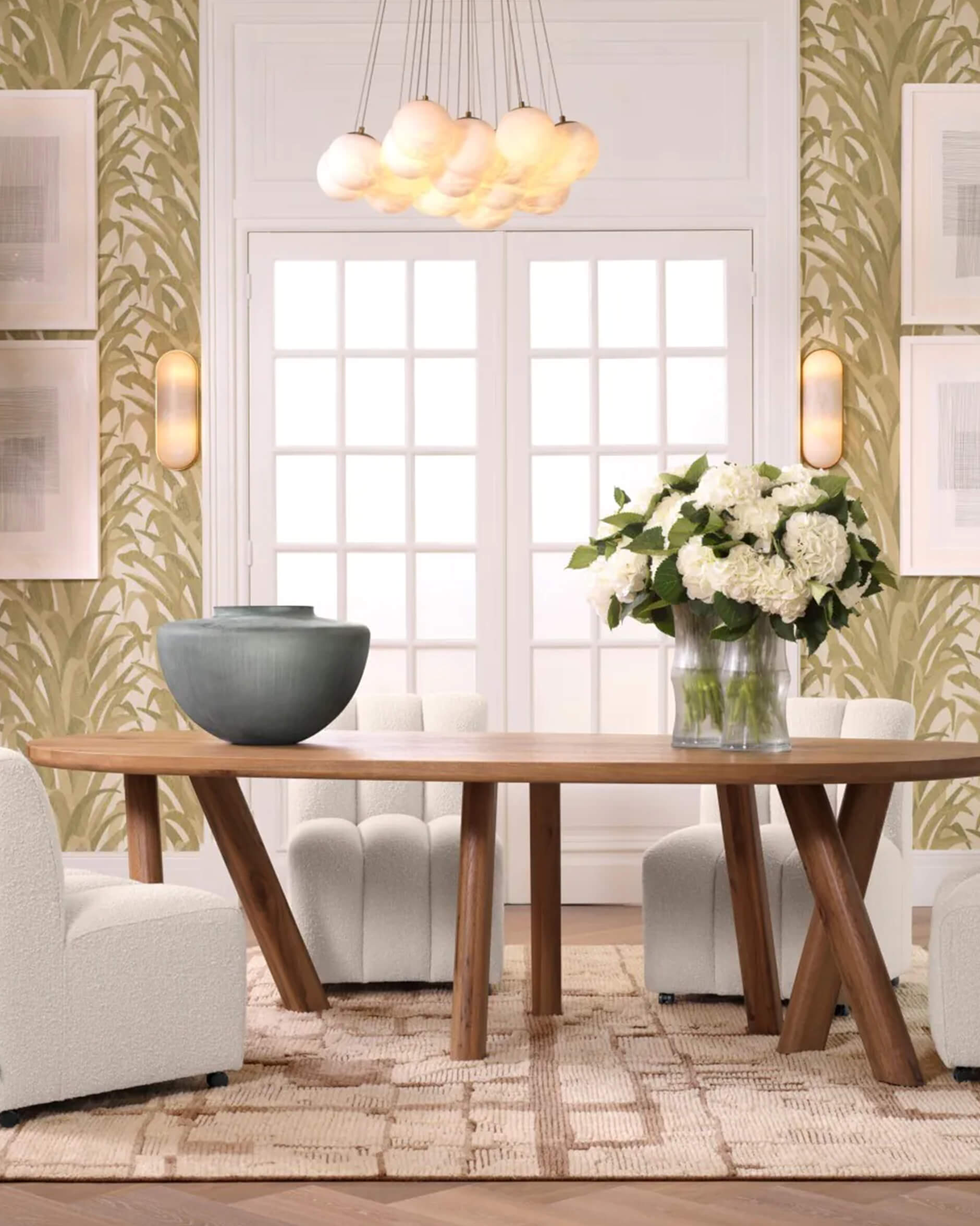 Sphinx taklampa alabaster