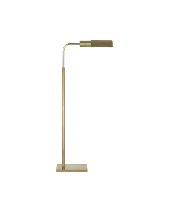 Studio justerbar golvlampa antik mässing