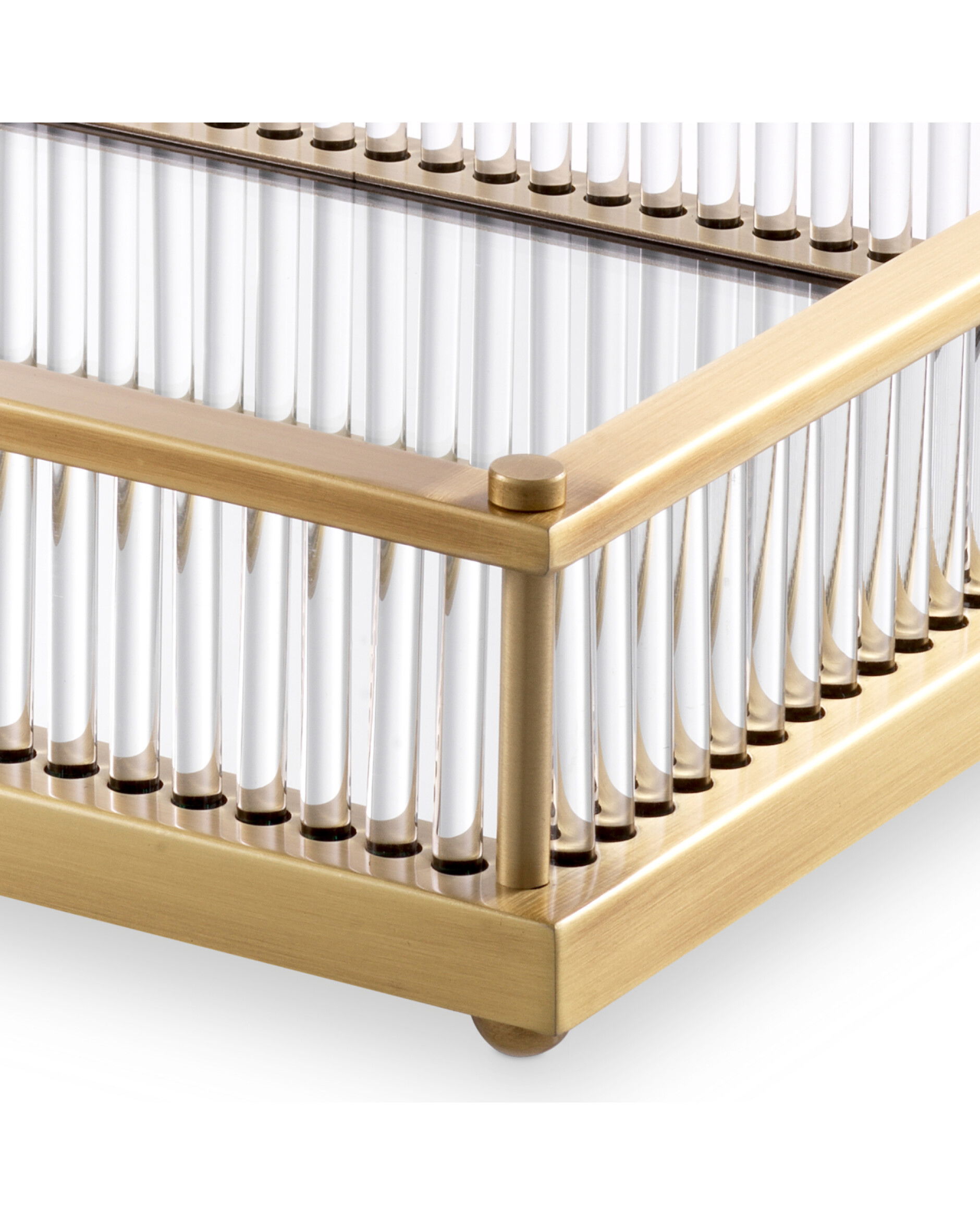 Cora bricka antik mässing