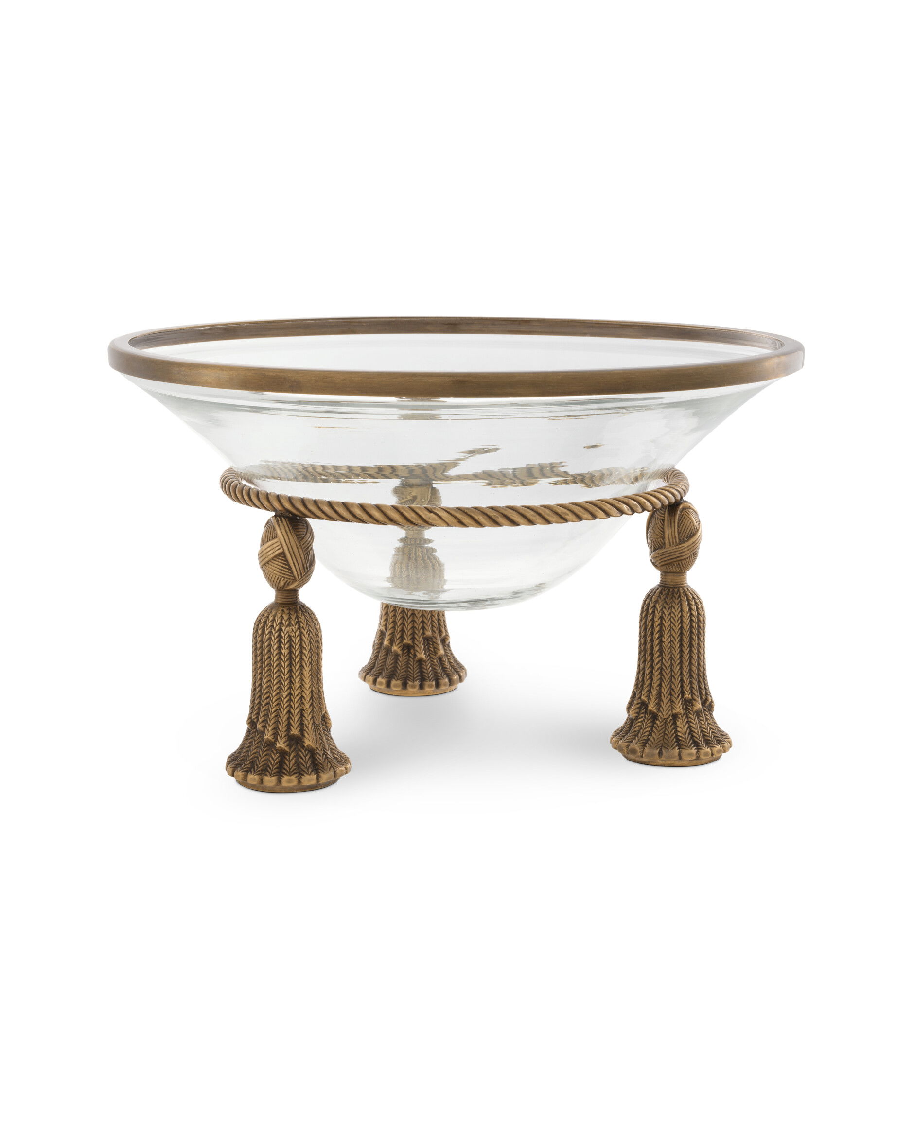 Tassel skål vintage brass