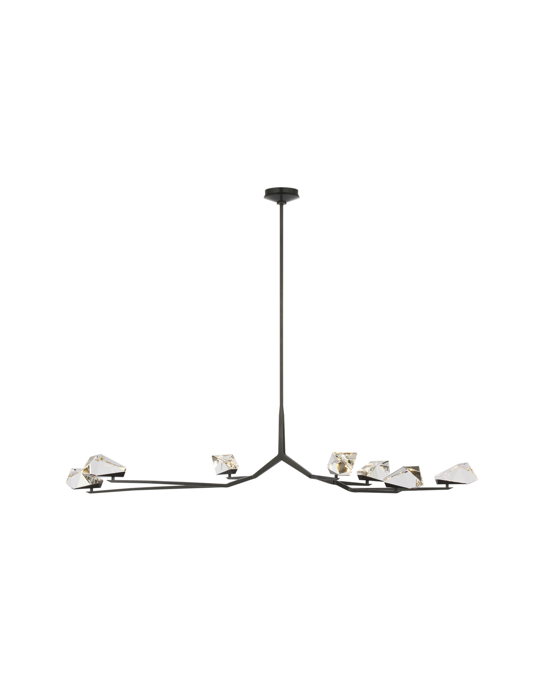 Carraig 65" 7 Light Chandelier Bronze
