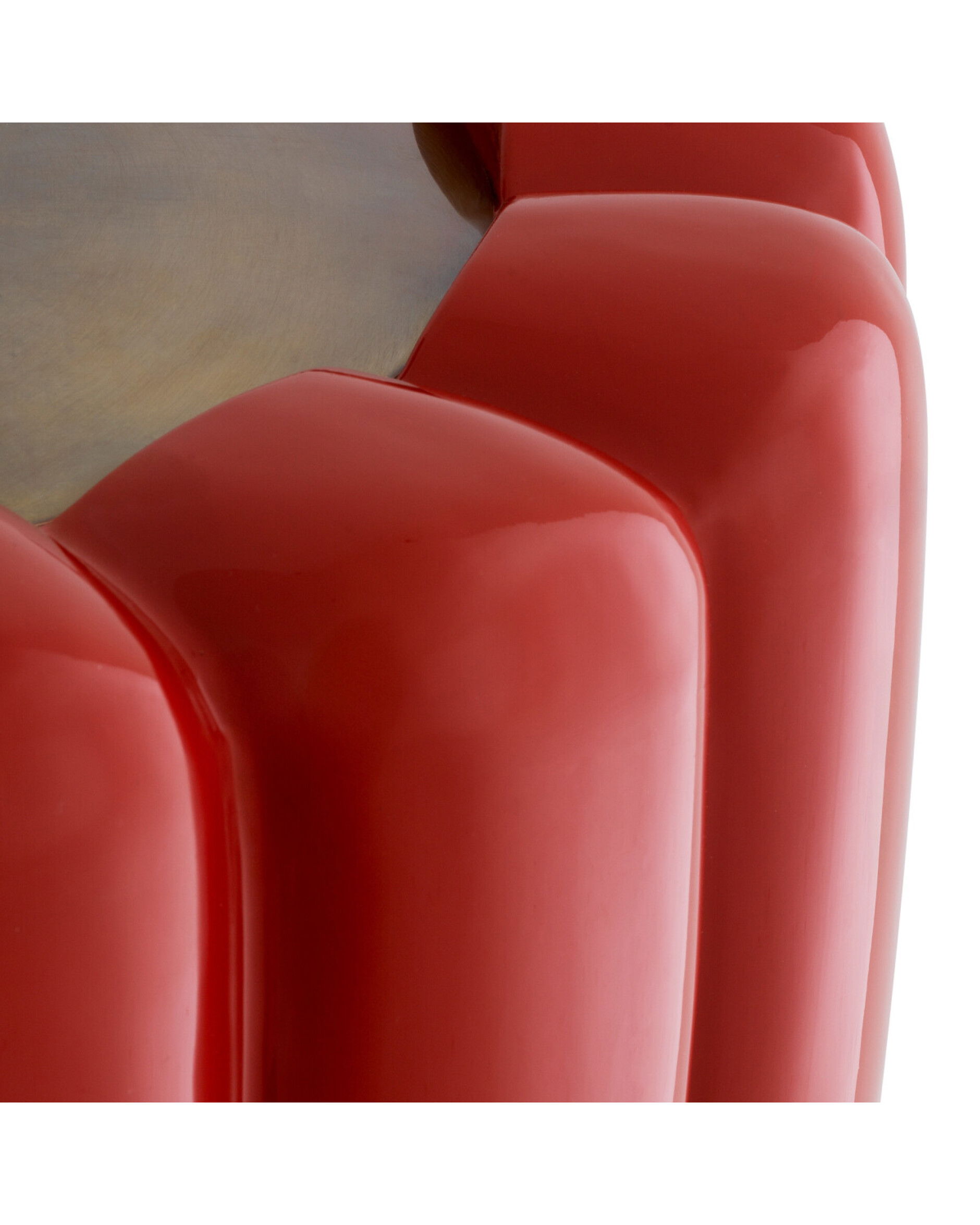 Barocco pöytälamppu punainen