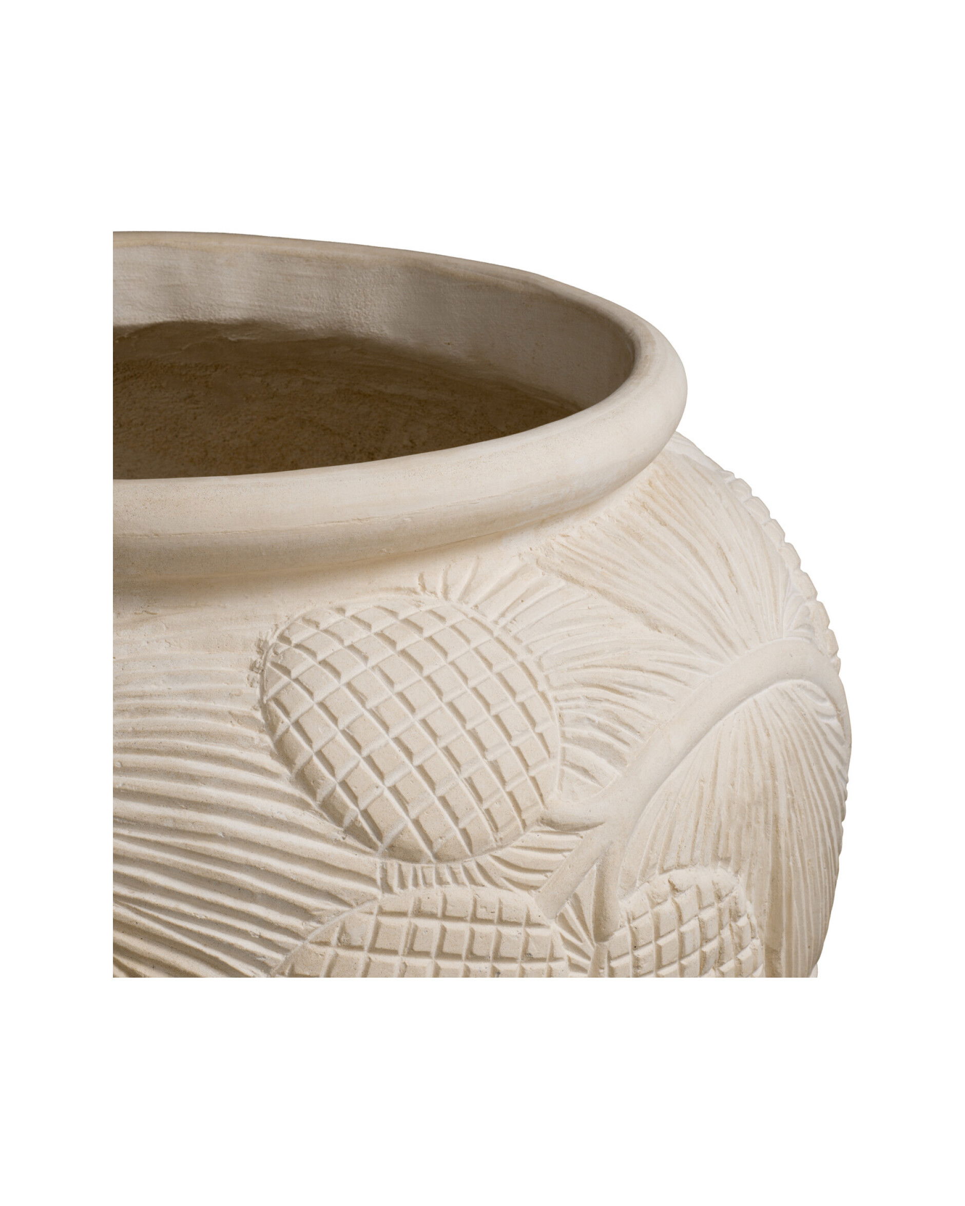 Yasmine plantenbak crème